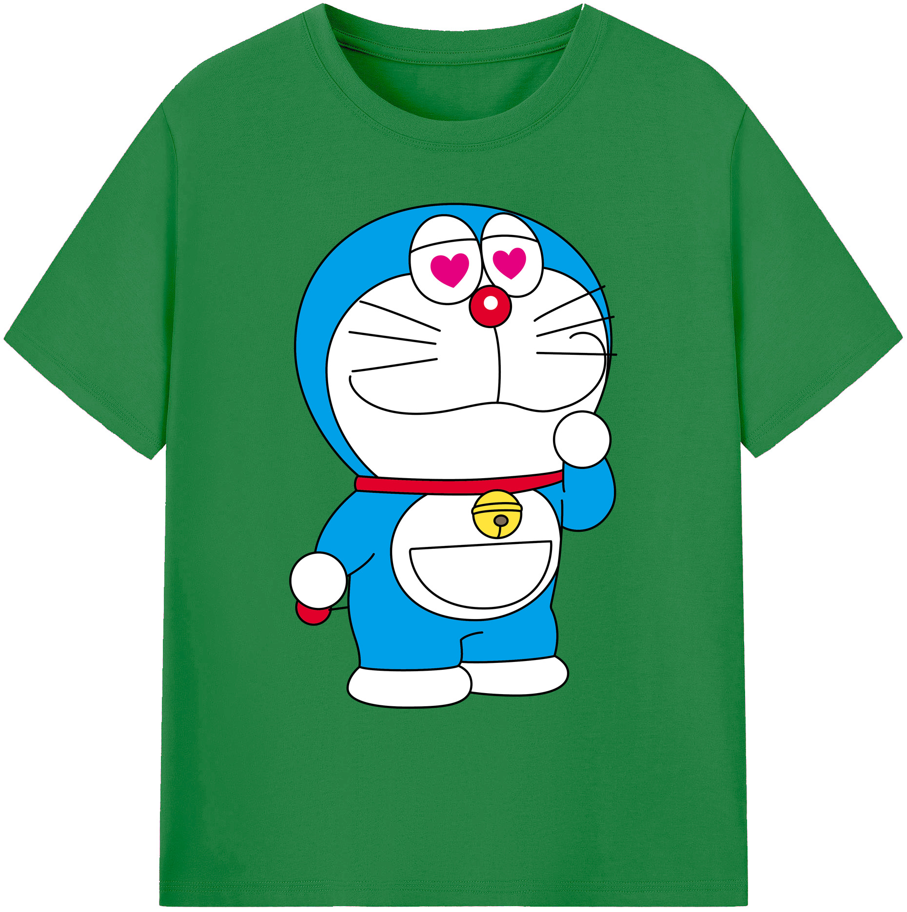 （画像用） ドラえもん Doraemon 綿100％ メンズ半袖Tシャツ｜肌触りやわらか＆通気性