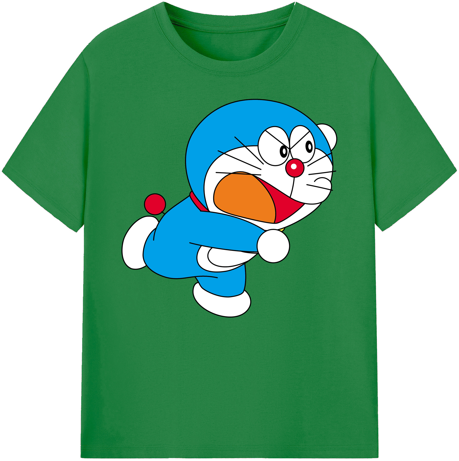（画像用） ドラえもん Doraemon 綿100％ メンズ半袖Tシャツ｜肌触りやわらか＆通気性