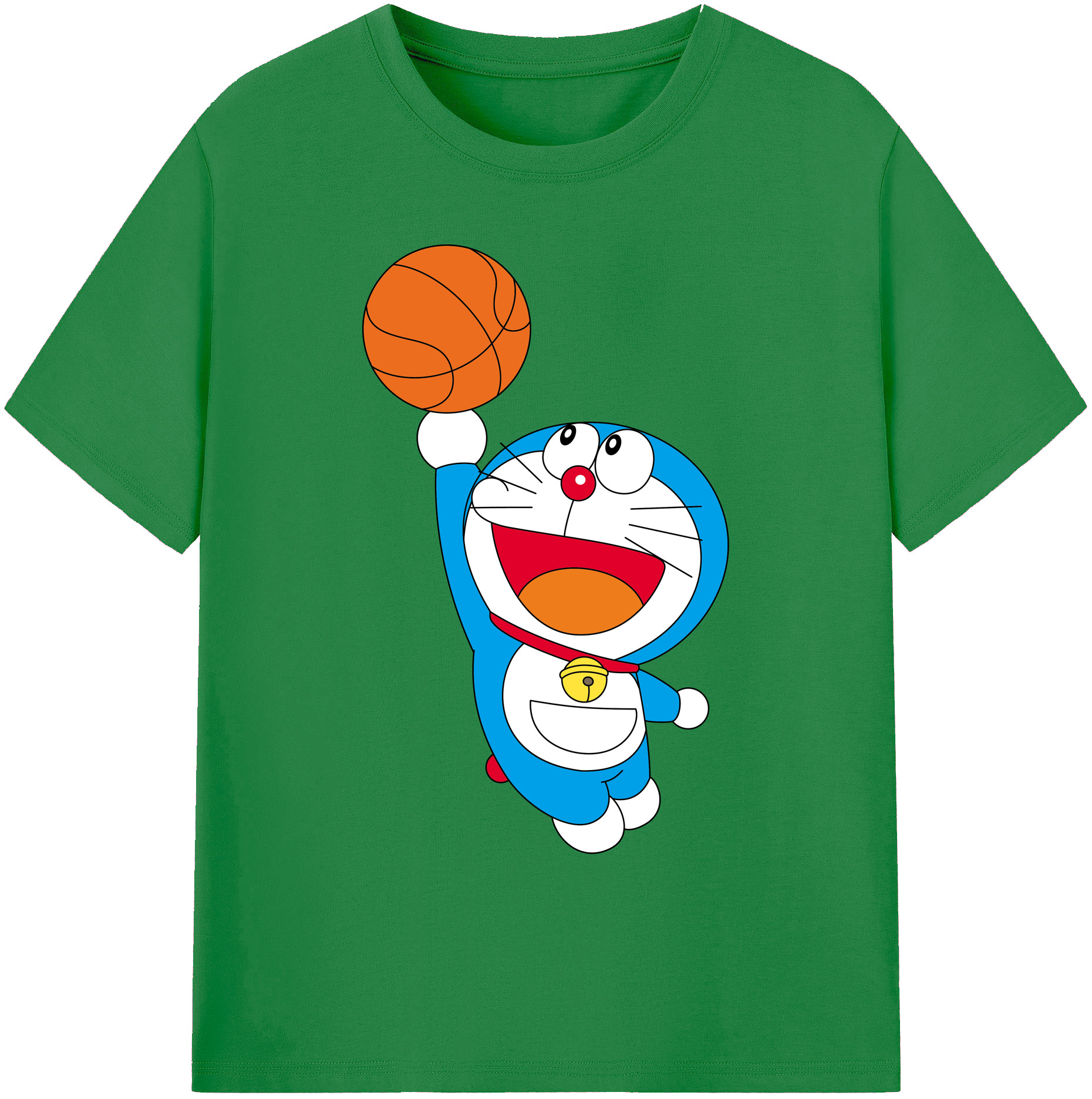 （画像用） ドラえもん Doraemon 綿100％ メンズ半袖Tシャツ｜肌触りやわらか＆通気性