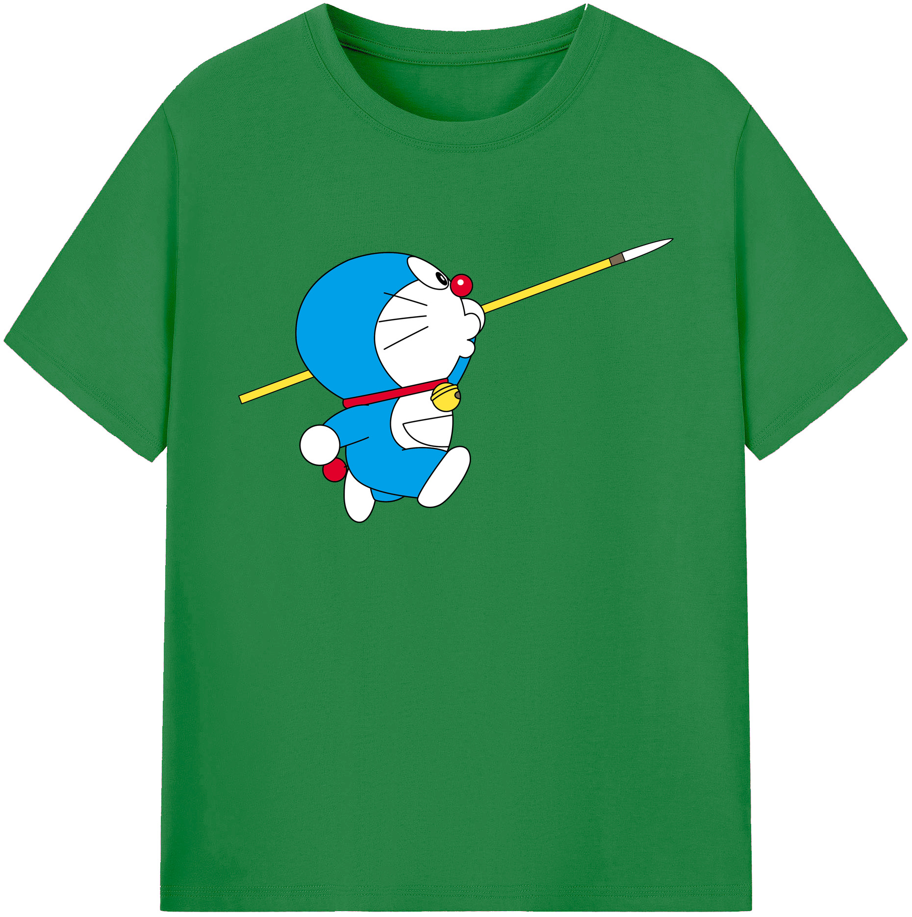 （画像用） ドラえもん Doraemon 綿100％ メンズ半袖Tシャツ｜肌触りやわらか＆通気性