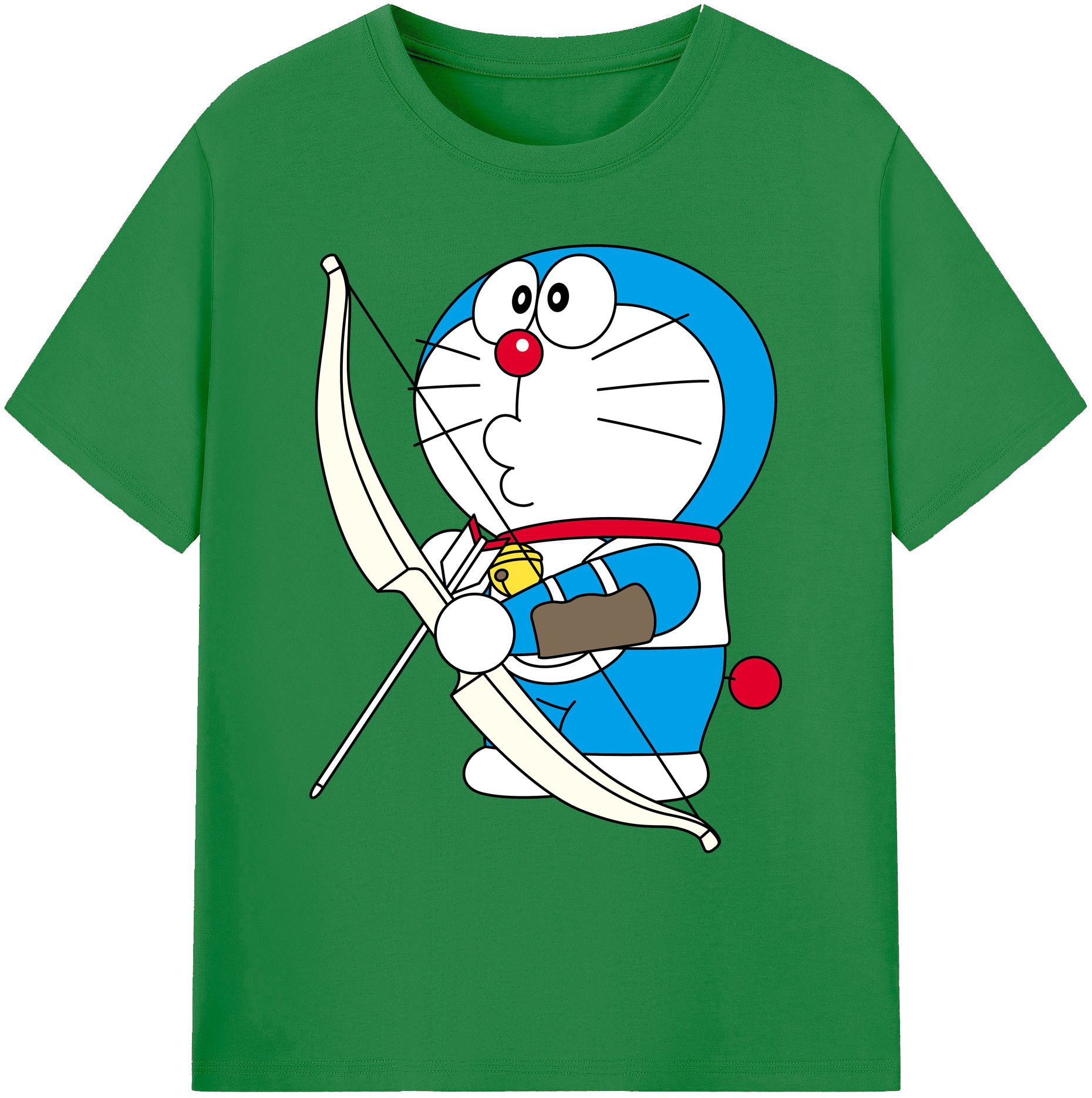 （画像用） ドラえもん Doraemon 綿100％ メンズ半袖Tシャツ｜肌触りやわらか＆通気性