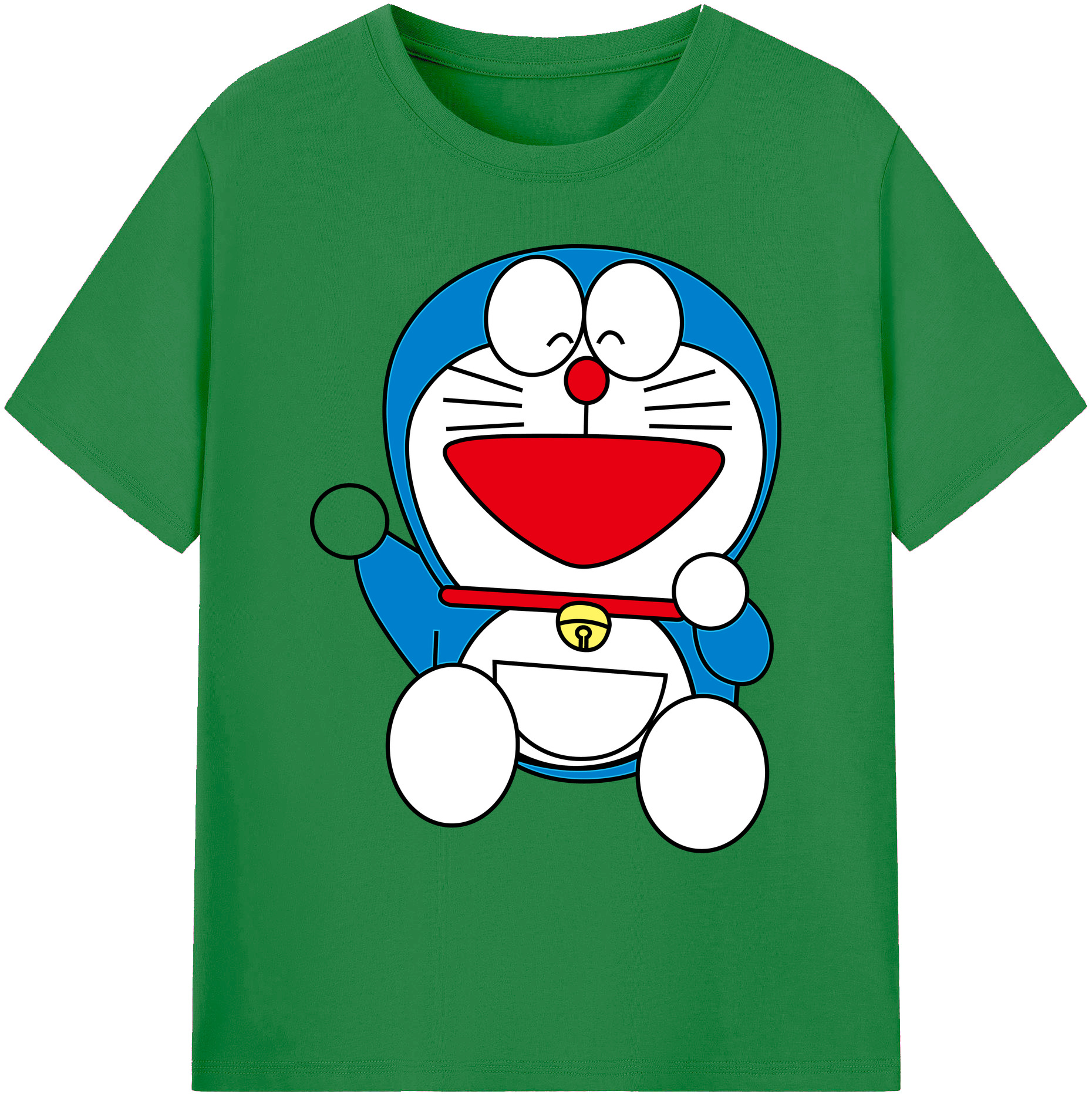 （画像用） ドラえもん Doraemon 綿100％ メンズ半袖Tシャツ｜肌触りやわらか＆通気性