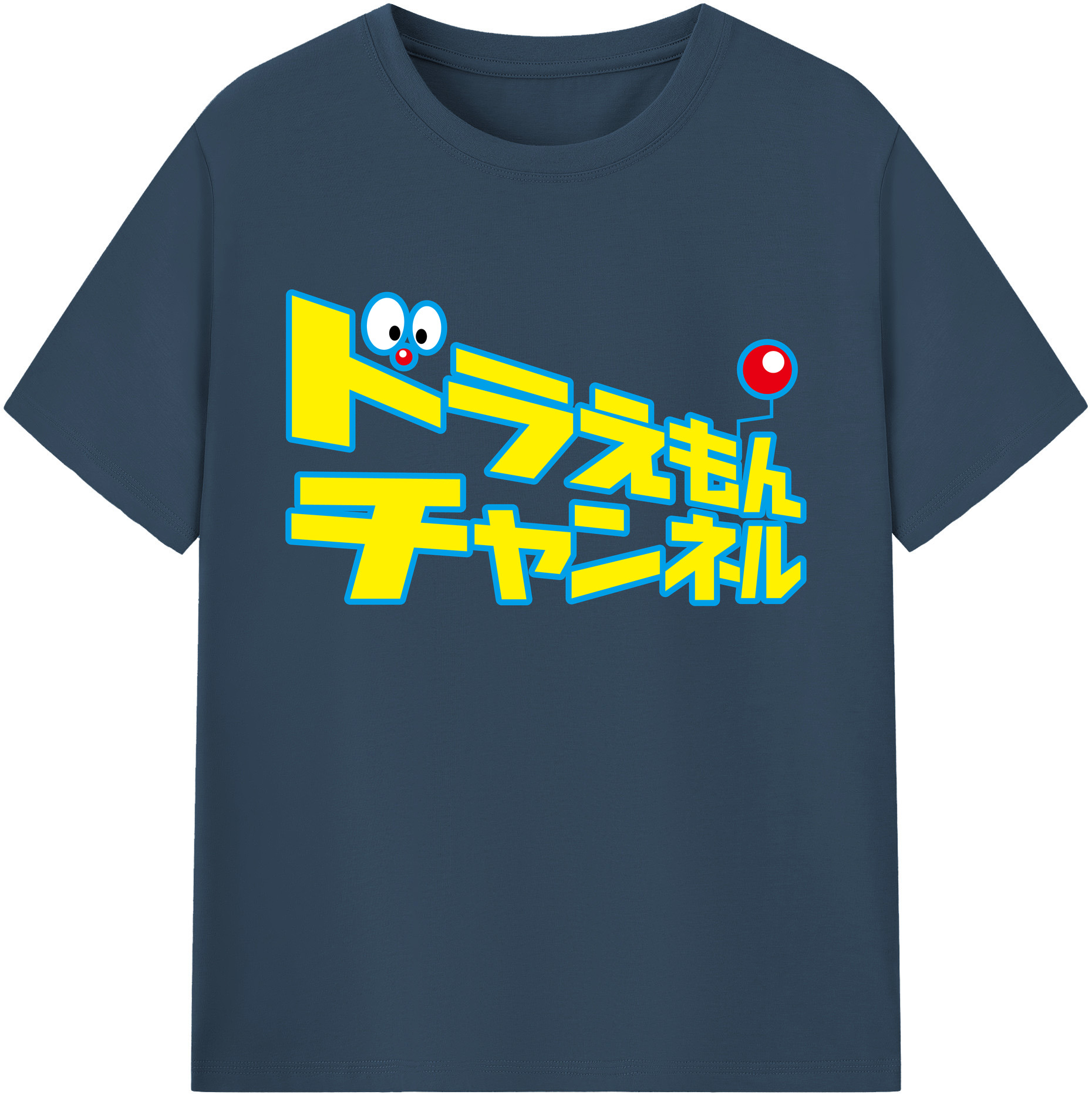 （画像用） ドラえもん Doraemon 綿100％ メンズ半袖Tシャツ｜肌触りやわらか＆通気性