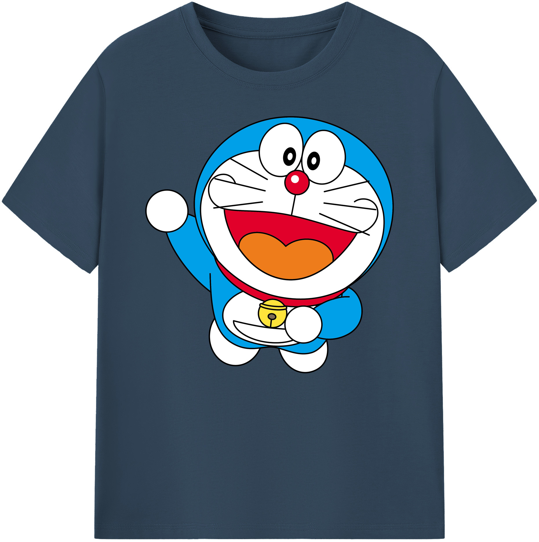 （画像用） ドラえもん Doraemon 綿100％ メンズ半袖Tシャツ｜肌触りやわらか＆通気性