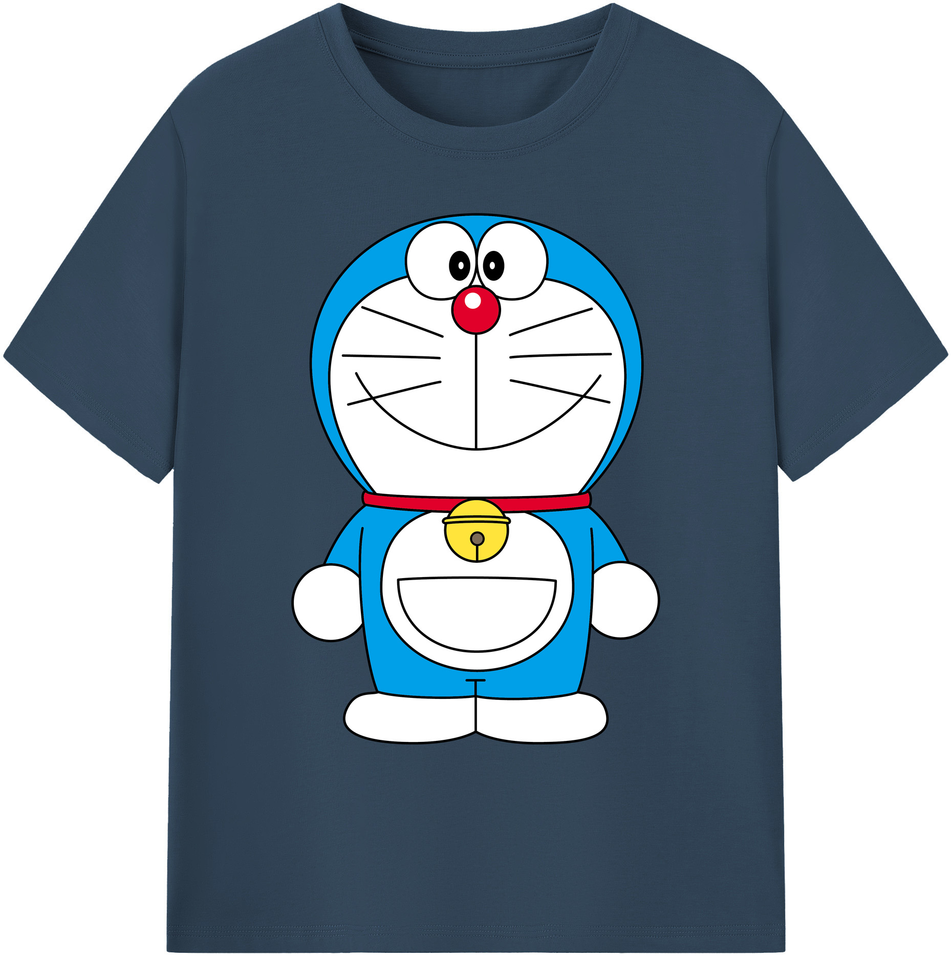 （画像用） ドラえもん Doraemon 綿100％ メンズ半袖Tシャツ｜肌触りやわらか＆通気性