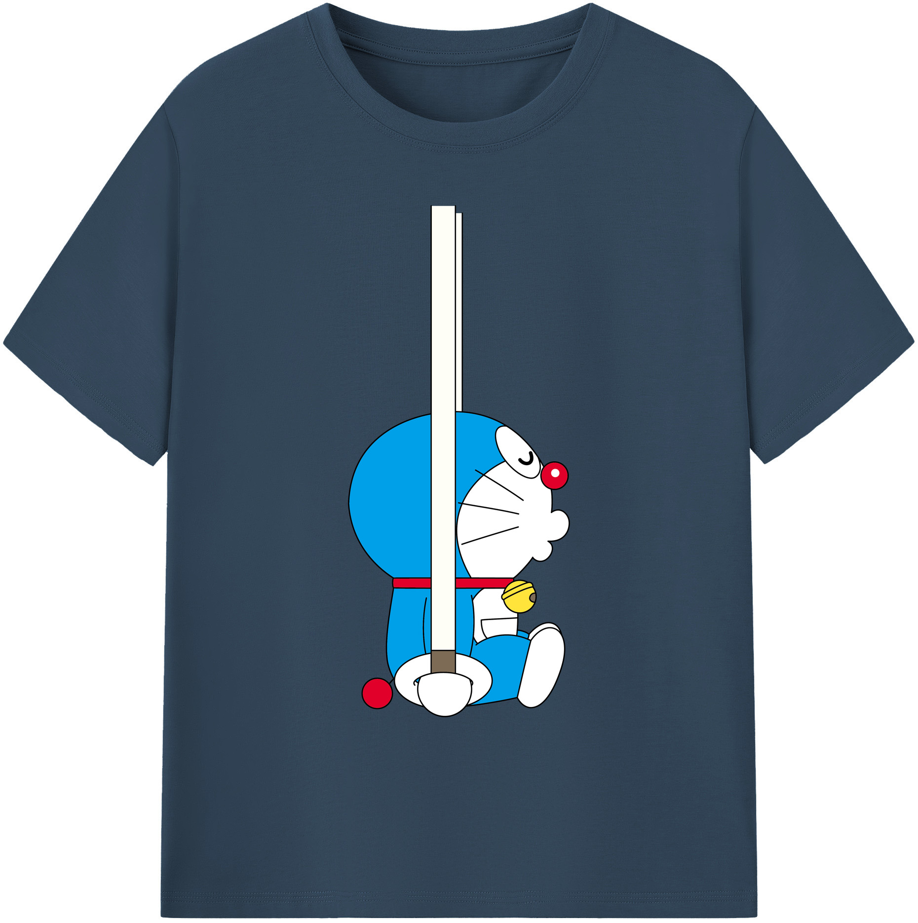 （画像用） ドラえもん Doraemon 綿100％ メンズ半袖Tシャツ｜肌触りやわらか＆通気性