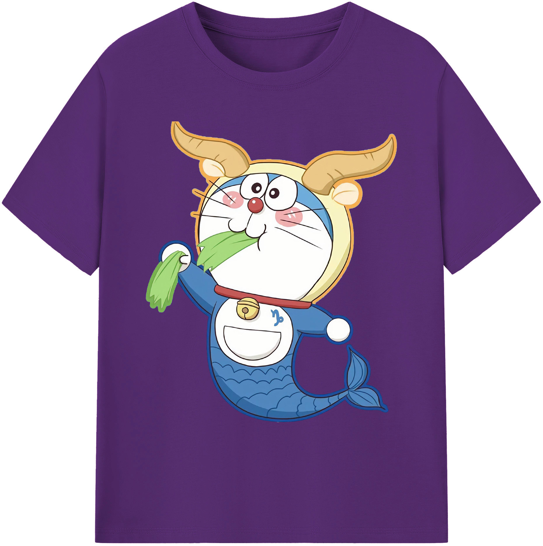 （画像用） ドラえもん Doraemon 綿100％ メンズ半袖Tシャツ｜肌触りやわらか＆通気性