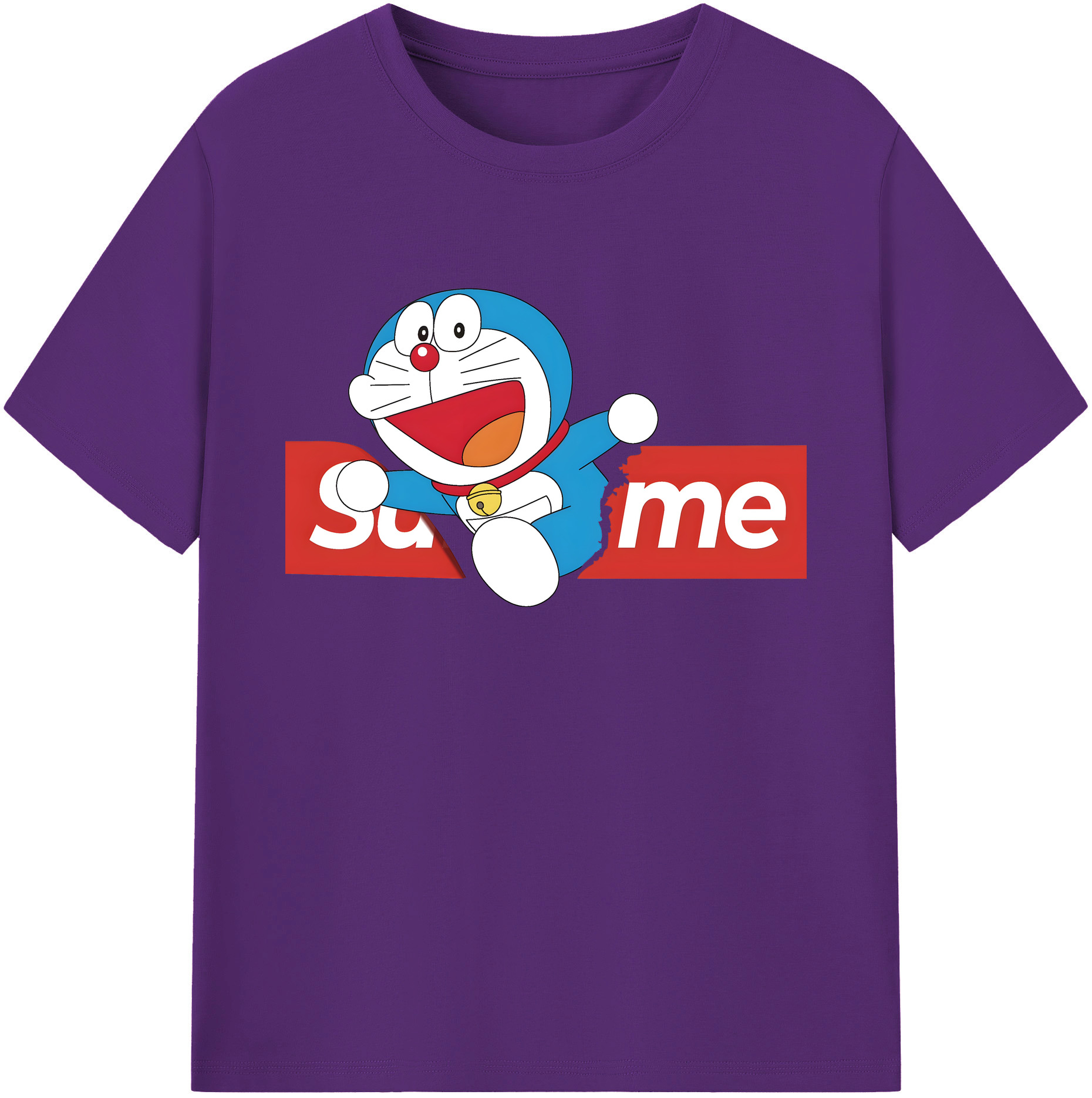 （画像用） ドラえもん Doraemon 綿100％ メンズ半袖Tシャツ｜肌触りやわらか＆通気性