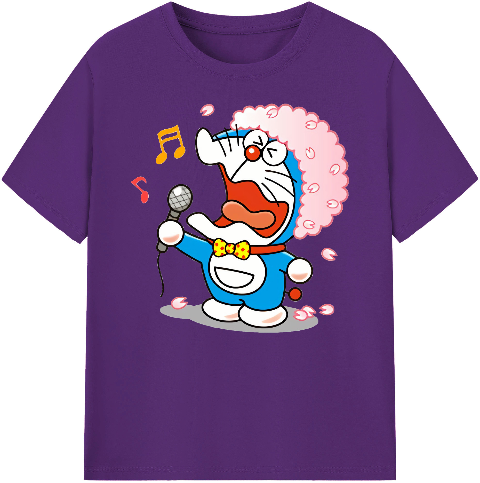 （画像用） ドラえもん Doraemon 綿100％ メンズ半袖Tシャツ｜肌触りやわらか＆通気性