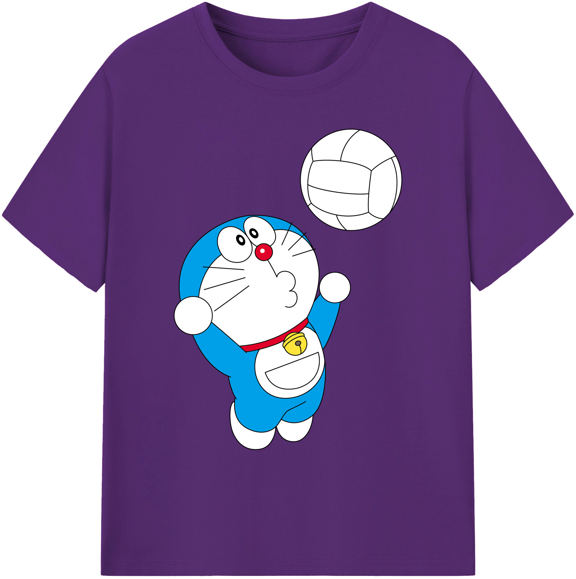 （画像用） ドラえもん Doraemon 綿100％ メンズ半袖Tシャツ｜肌触りやわらか＆通気性