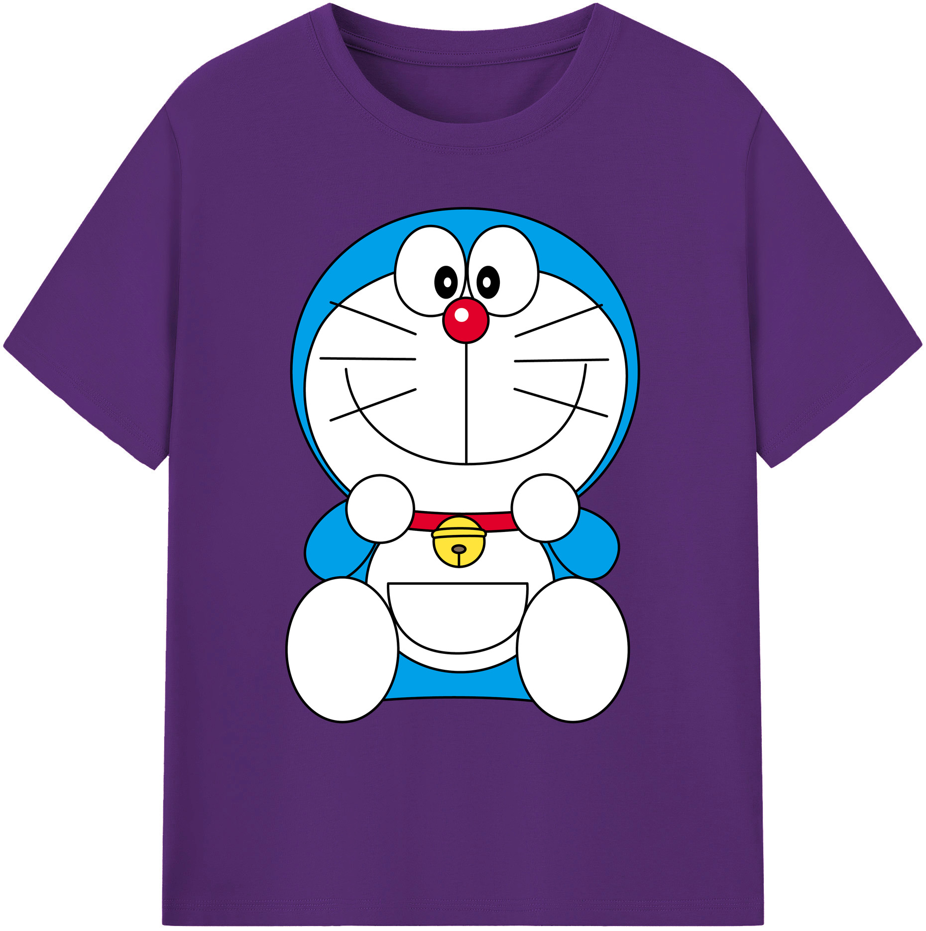 （画像用） ドラえもん Doraemon 綿100％ メンズ半袖Tシャツ｜肌触りやわらか＆通気性