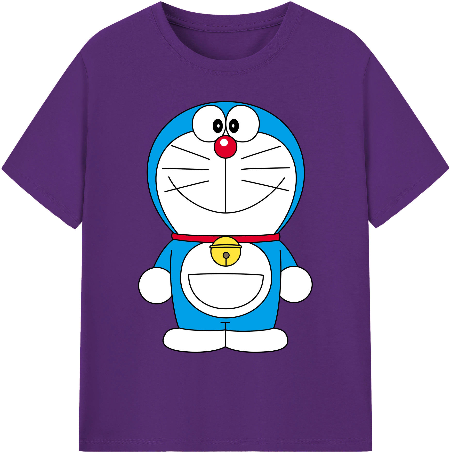 （画像用） ドラえもん Doraemon 綿100％ メンズ半袖Tシャツ｜肌触りやわらか＆通気性
