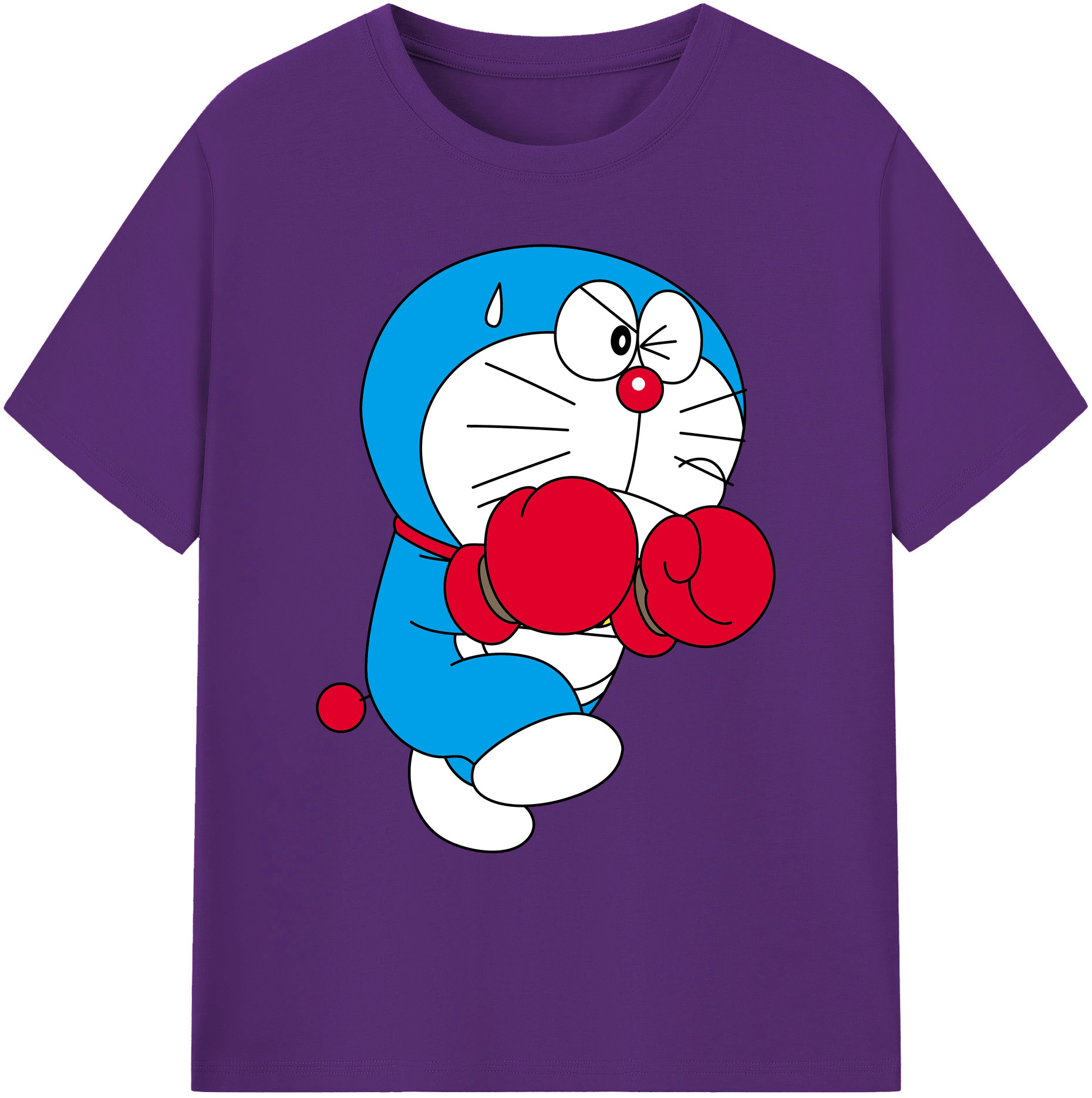 （画像用） ドラえもん Doraemon 綿100％ メンズ半袖Tシャツ｜肌触りやわらか＆通気性