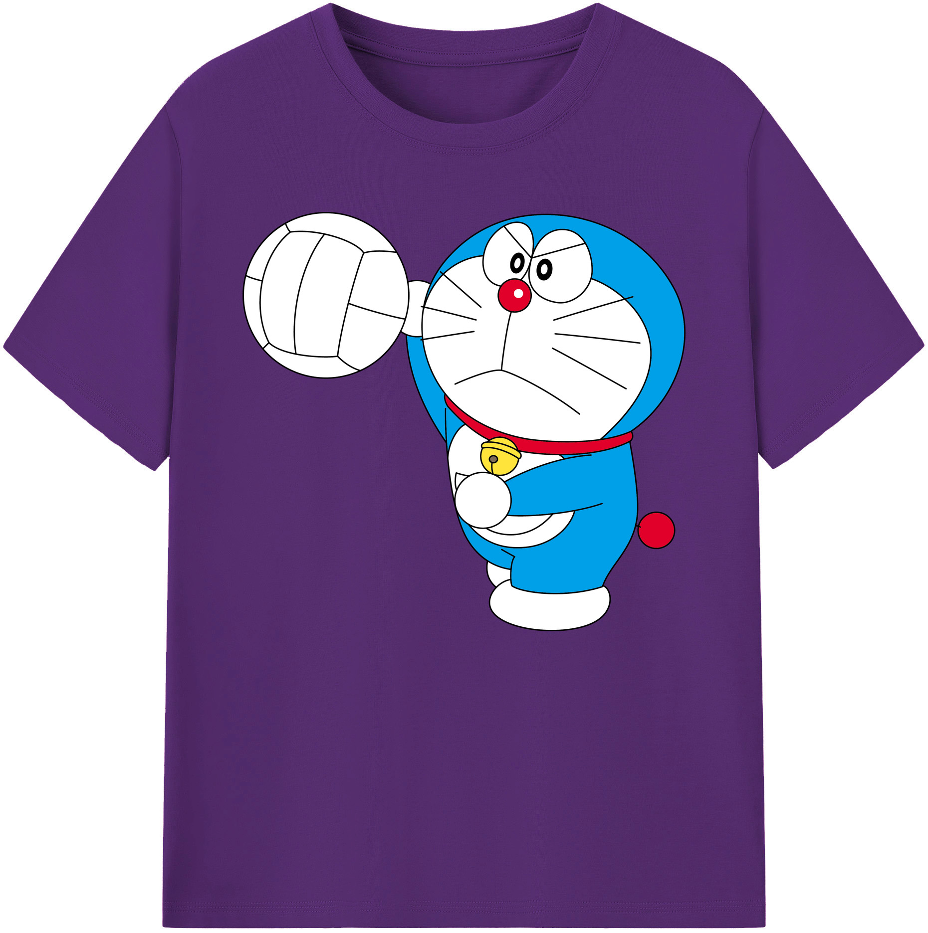 （画像用） ドラえもん Doraemon 綿100％ メンズ半袖Tシャツ｜肌触りやわらか＆通気性
