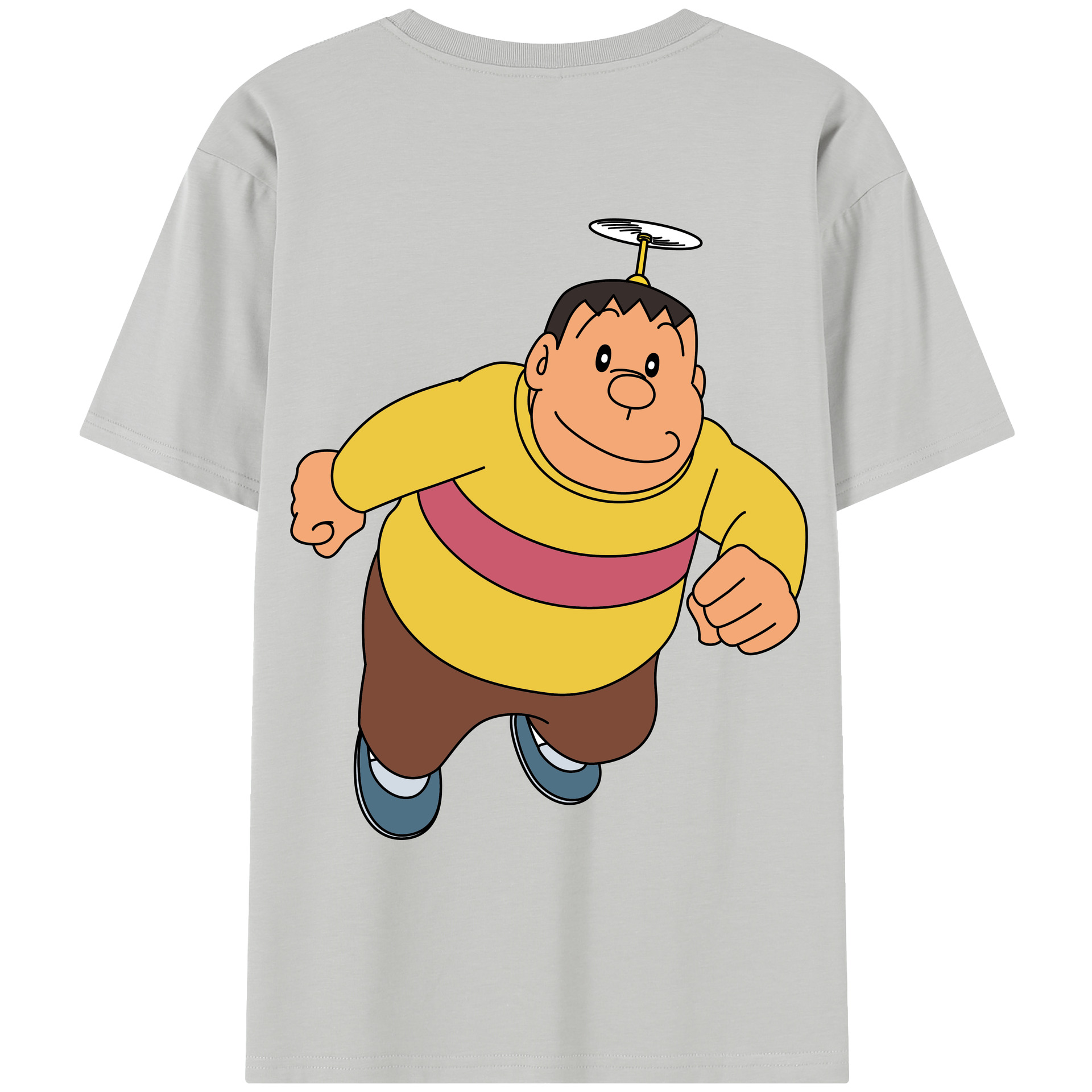 （画像用） ドラえもん 剛田武 Doraemon Gouta Takeshi レディース半袖Tシャツ(バックプリント)