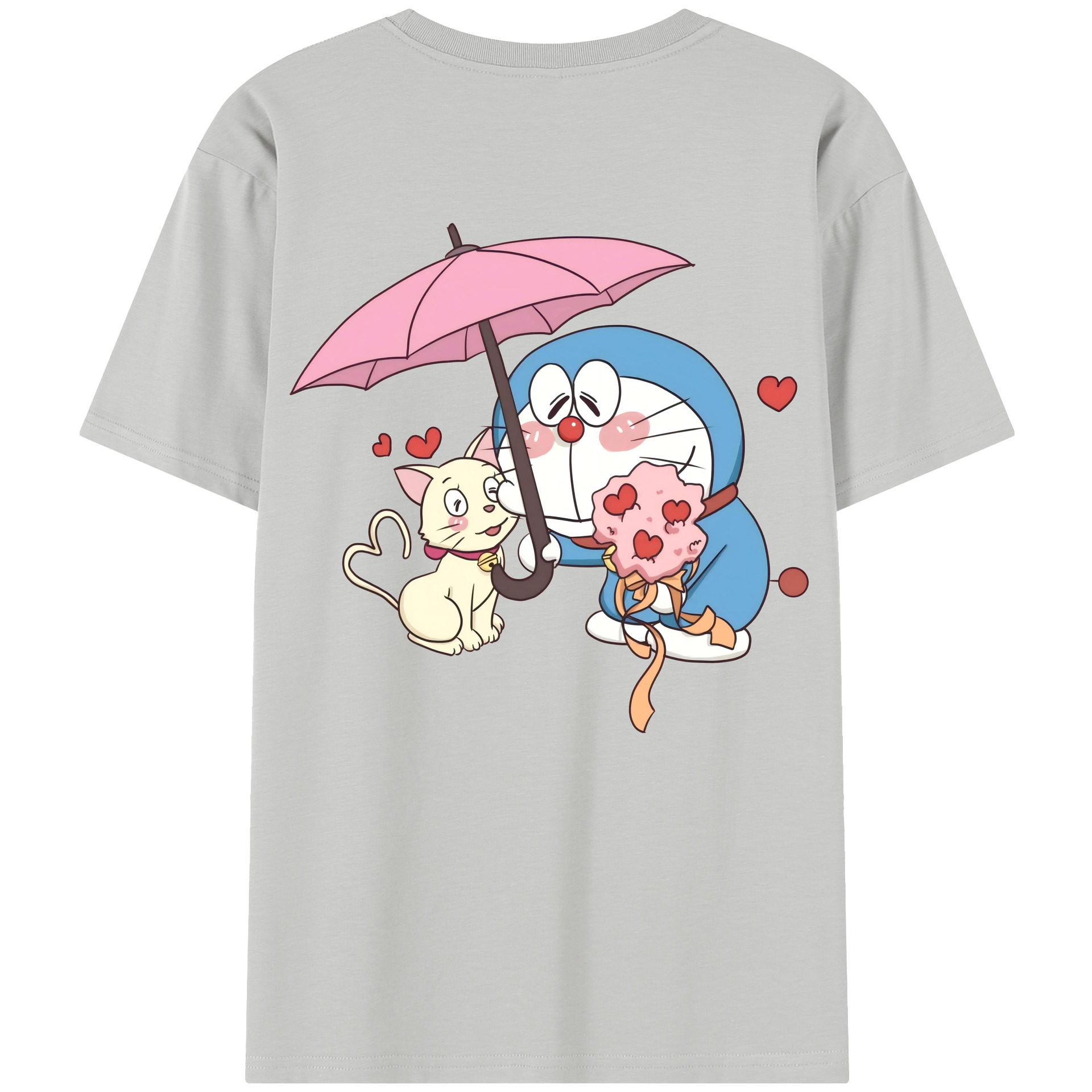 （画像用） ドラえもん Doraemon レディース半袖Tシャツ(バックプリント)