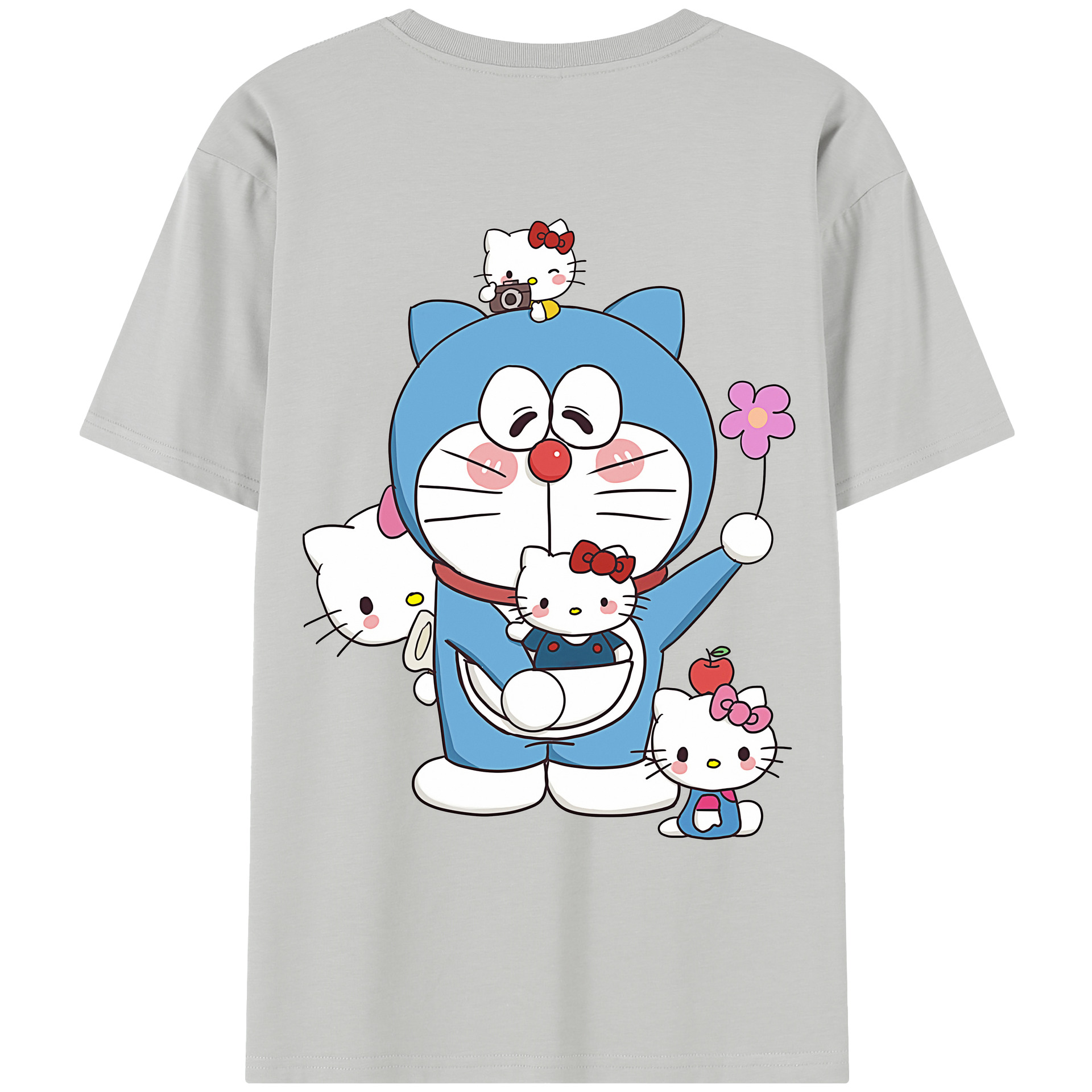 （画像用） ドラえもん Doraemon レディース半袖Tシャツ(バックプリント)