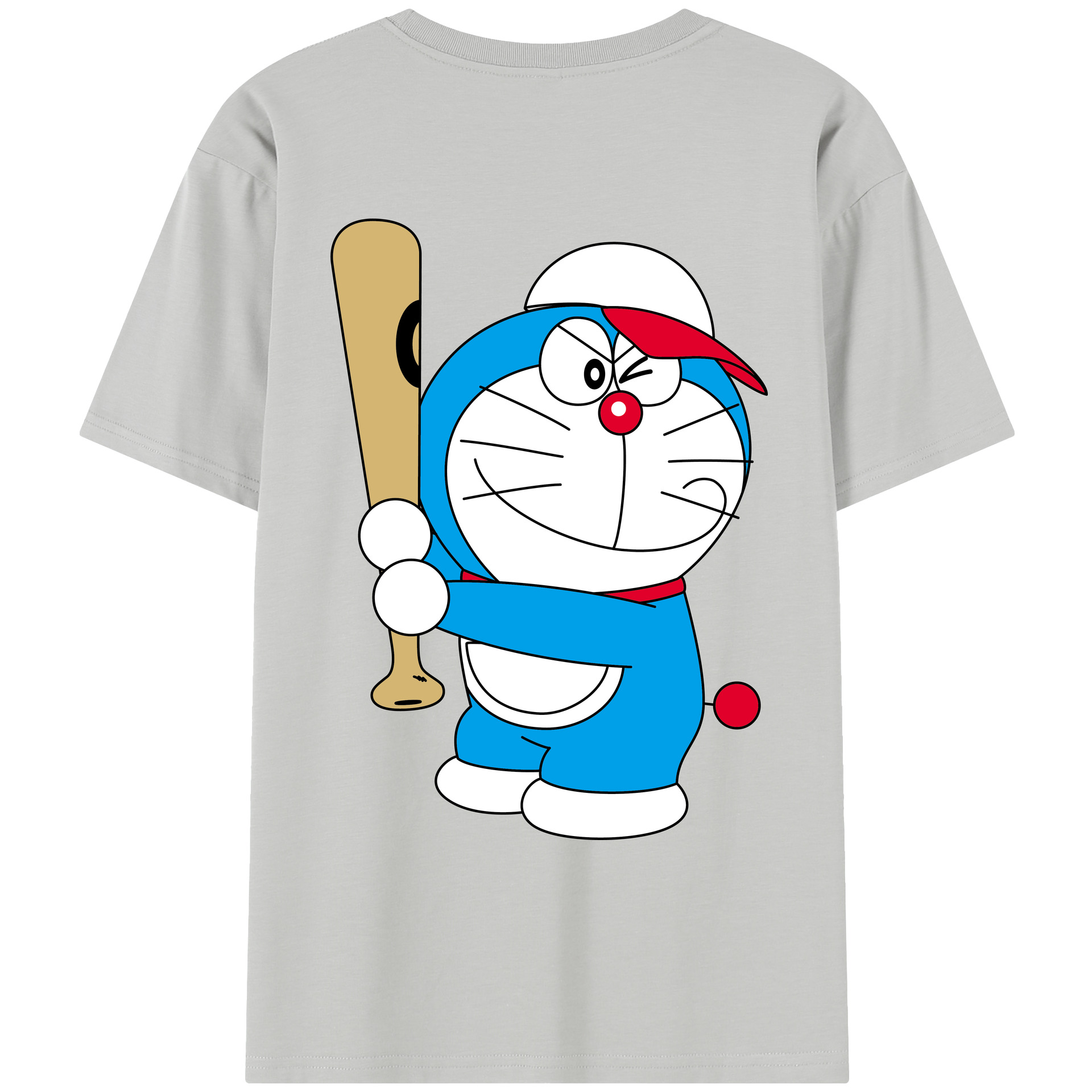 （画像用） ドラえもん Doraemon レディース半袖Tシャツ(バックプリント)