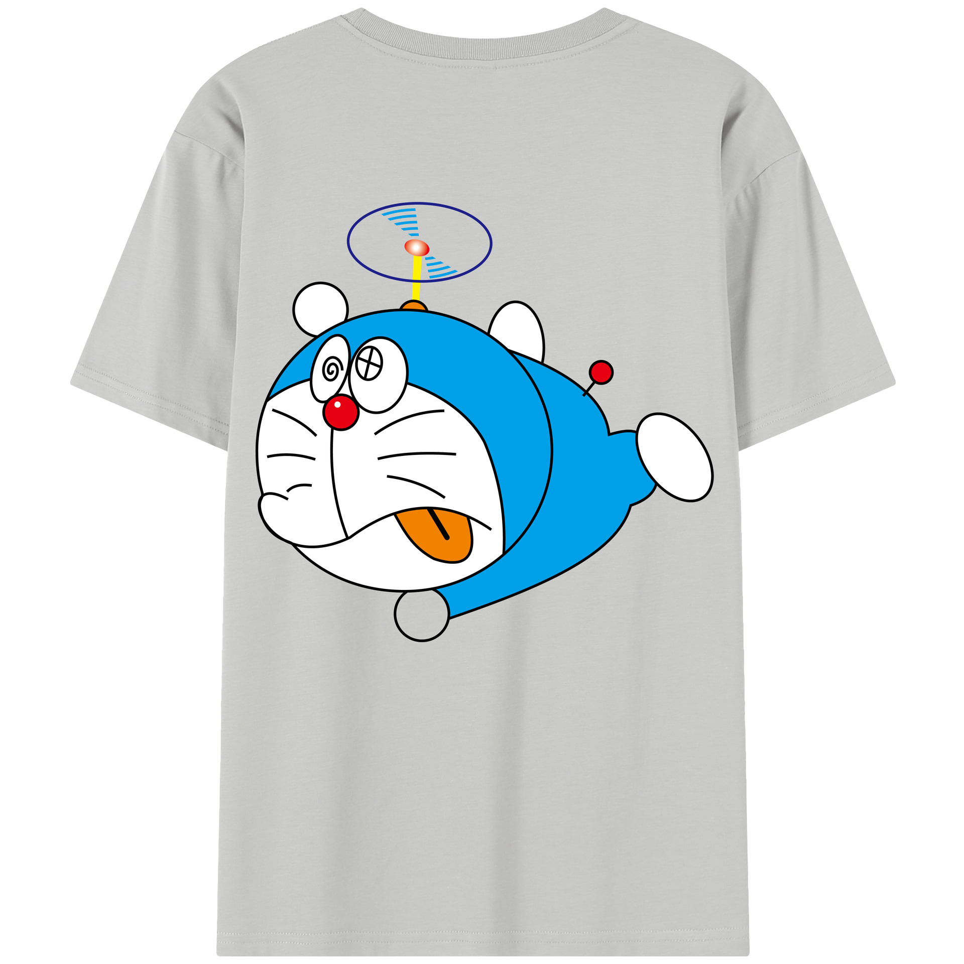 （画像用） ドラえもん Doraemon レディース半袖Tシャツ(バックプリント)