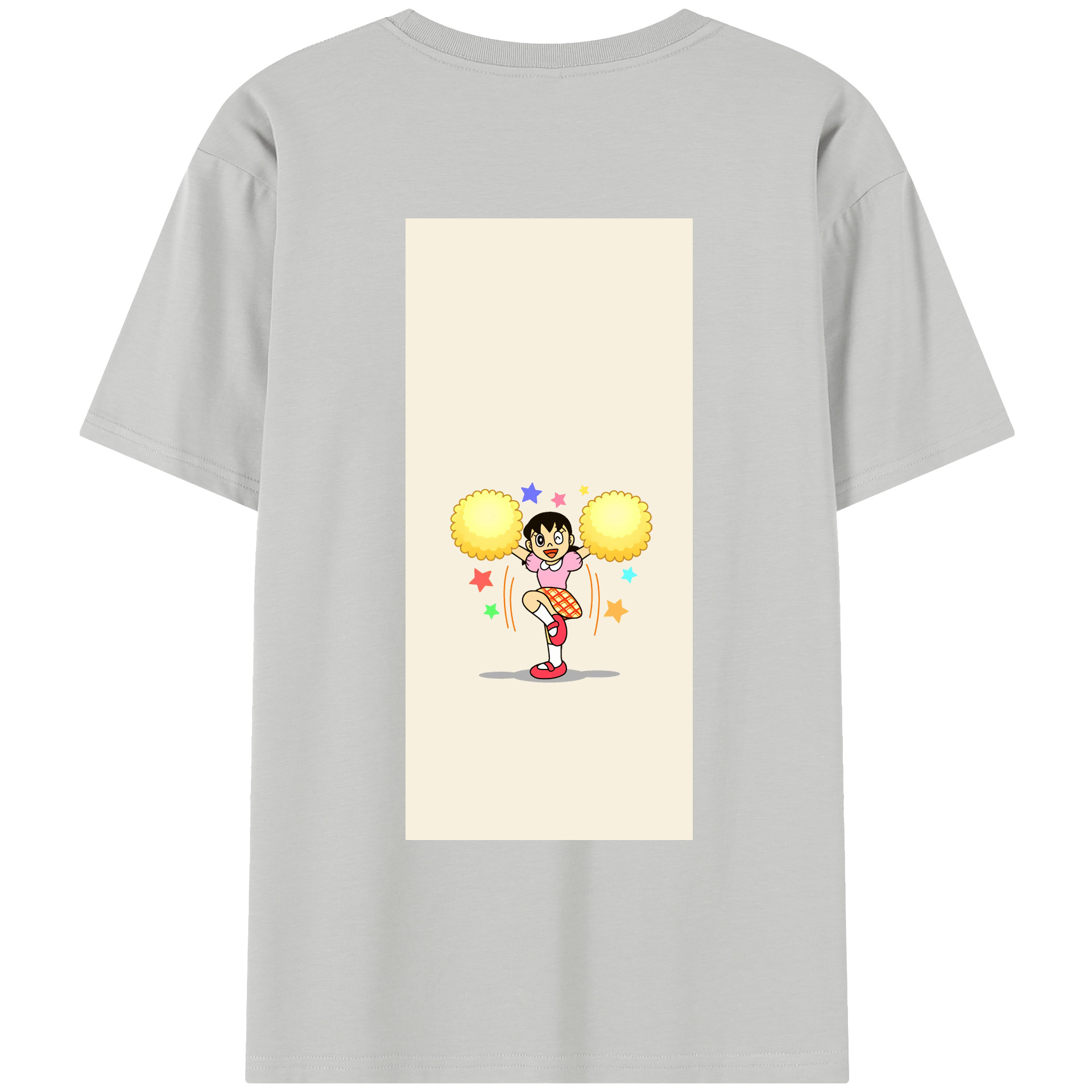 （画像用） ドラえもん みなもと しずか Doraemon Shizuka Minamoto レディース半袖Tシャツ(バックプリント)