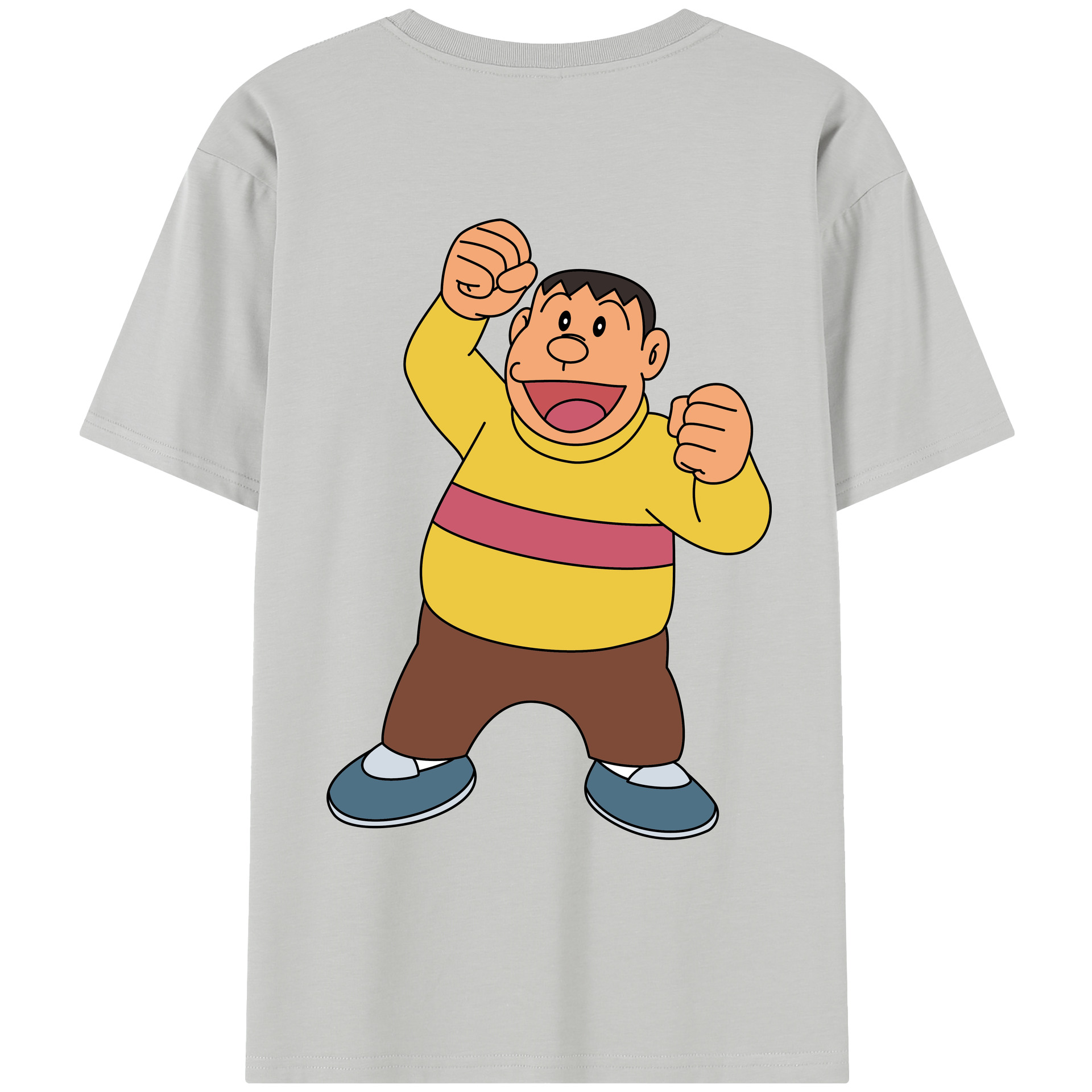 （画像用） ドラえもん 剛田武 Doraemon Gouta Takeshi レディース半袖Tシャツ(バックプリント)
