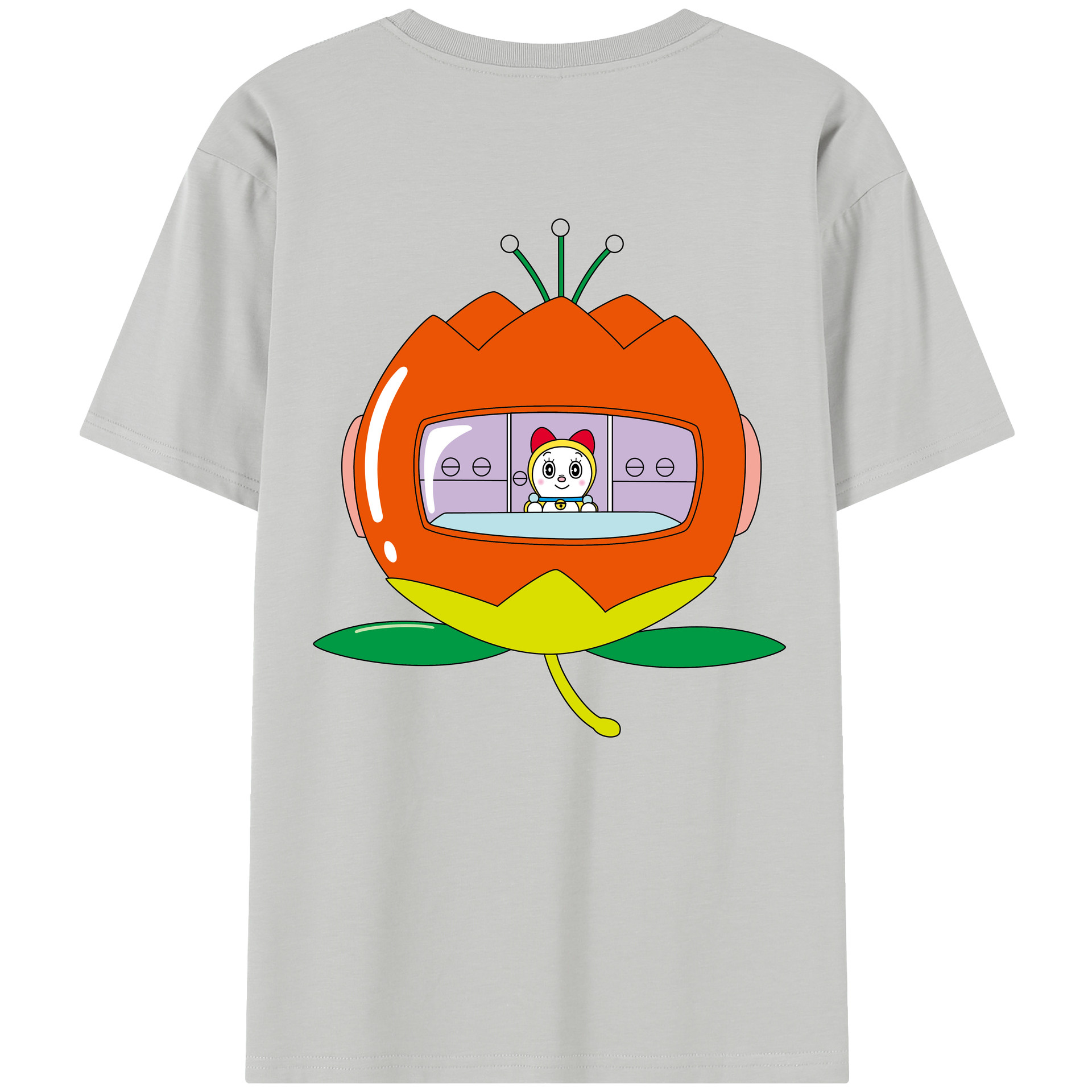（画像用） ドラえもん ドラミ Doraemon Dorami レディース半袖Tシャツ(バックプリント)