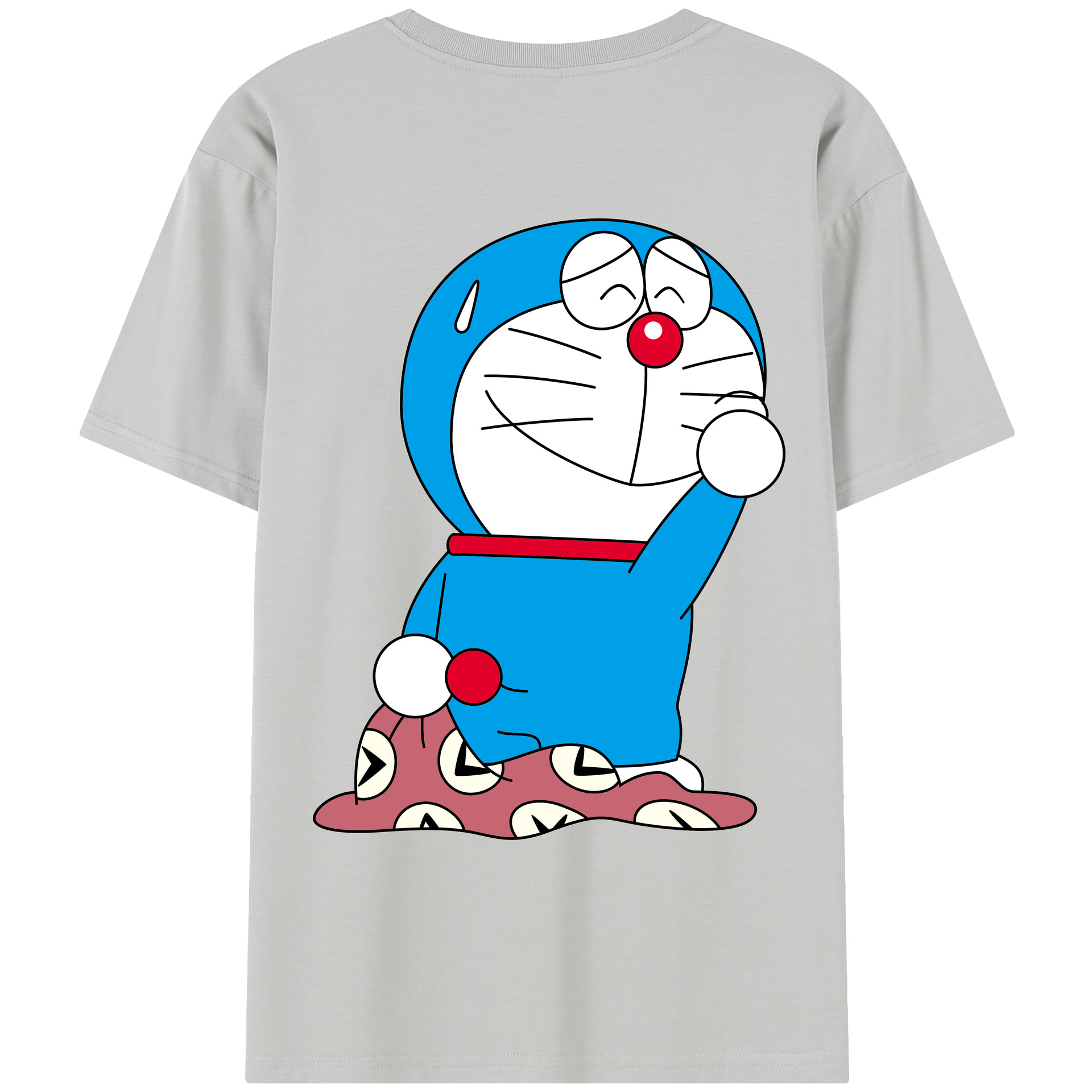 （画像用） ドラえもん Doraemon レディース半袖Tシャツ(バックプリント)