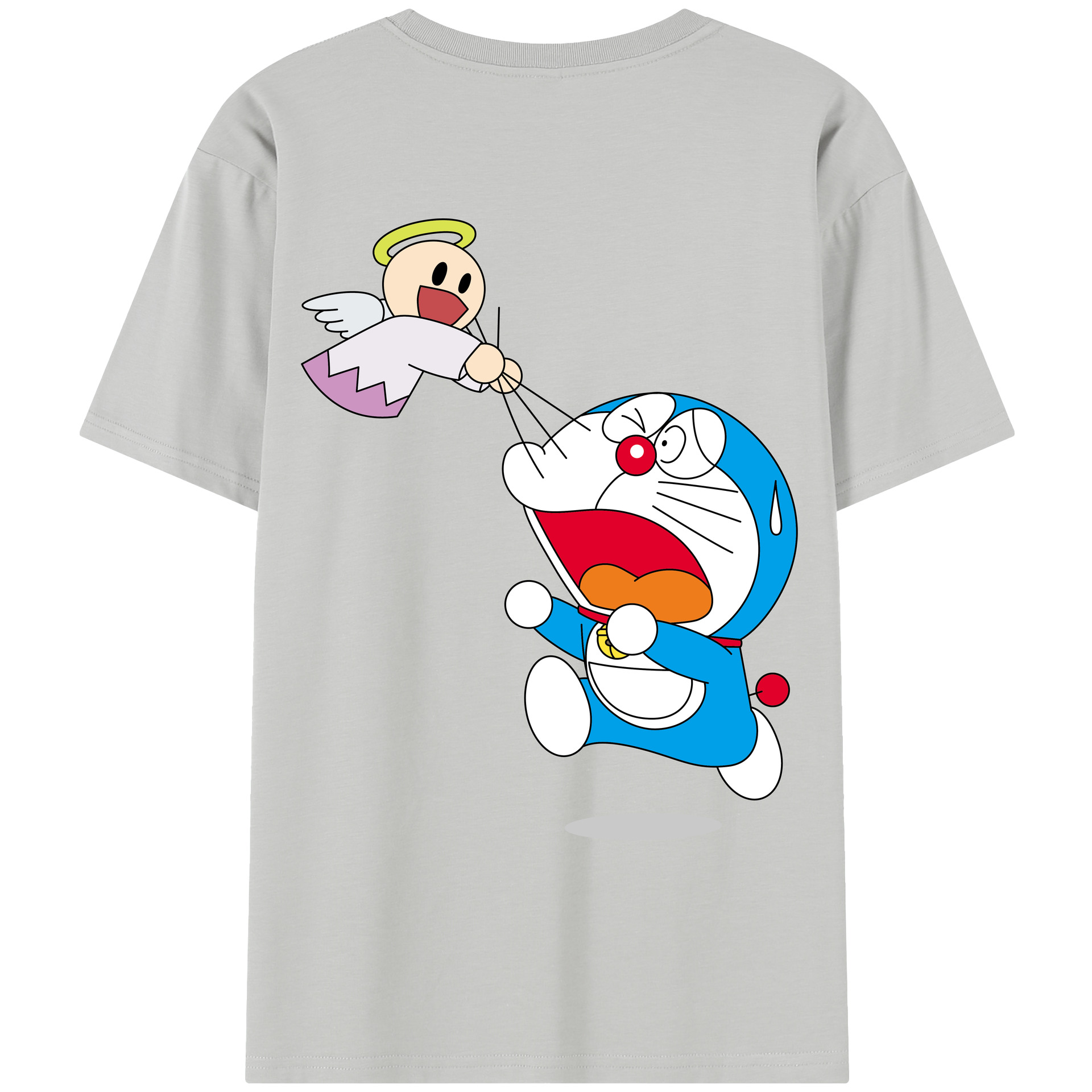 （画像用） ドラえもん Doraemon レディース半袖Tシャツ(バックプリント)