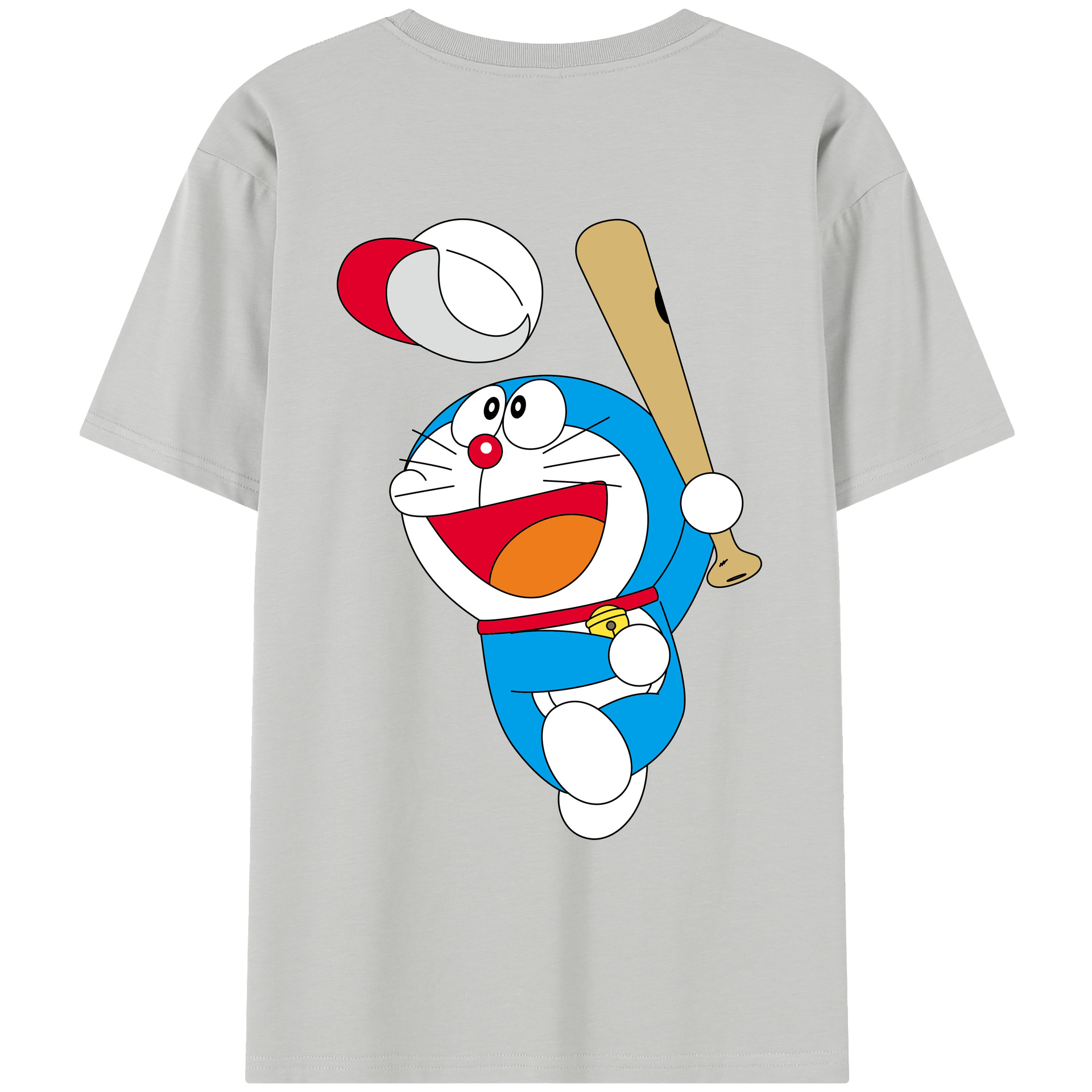 （画像用） ドラえもん Doraemon レディース半袖Tシャツ(バックプリント)