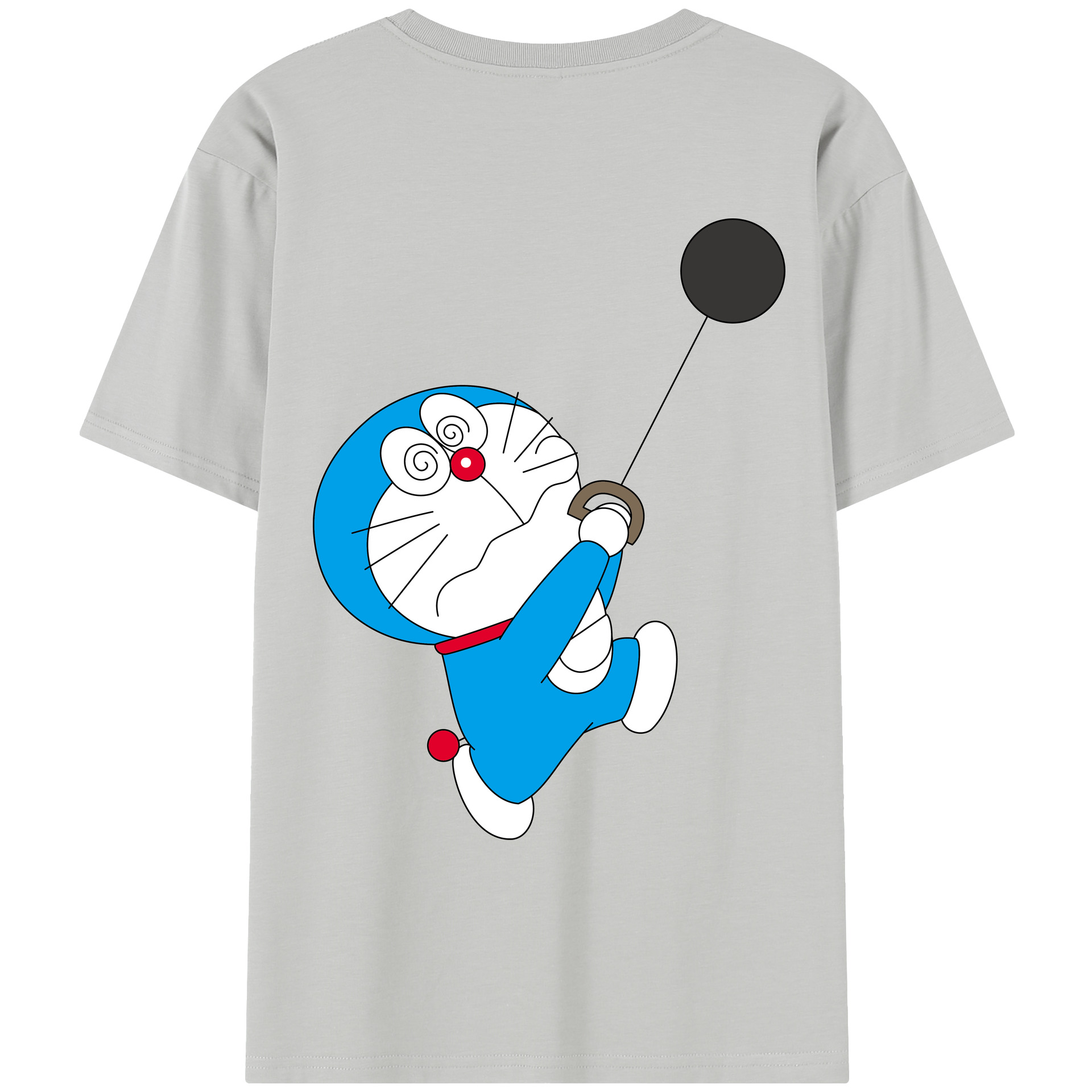 （画像用） ドラえもん Doraemon レディース半袖Tシャツ(バックプリント)