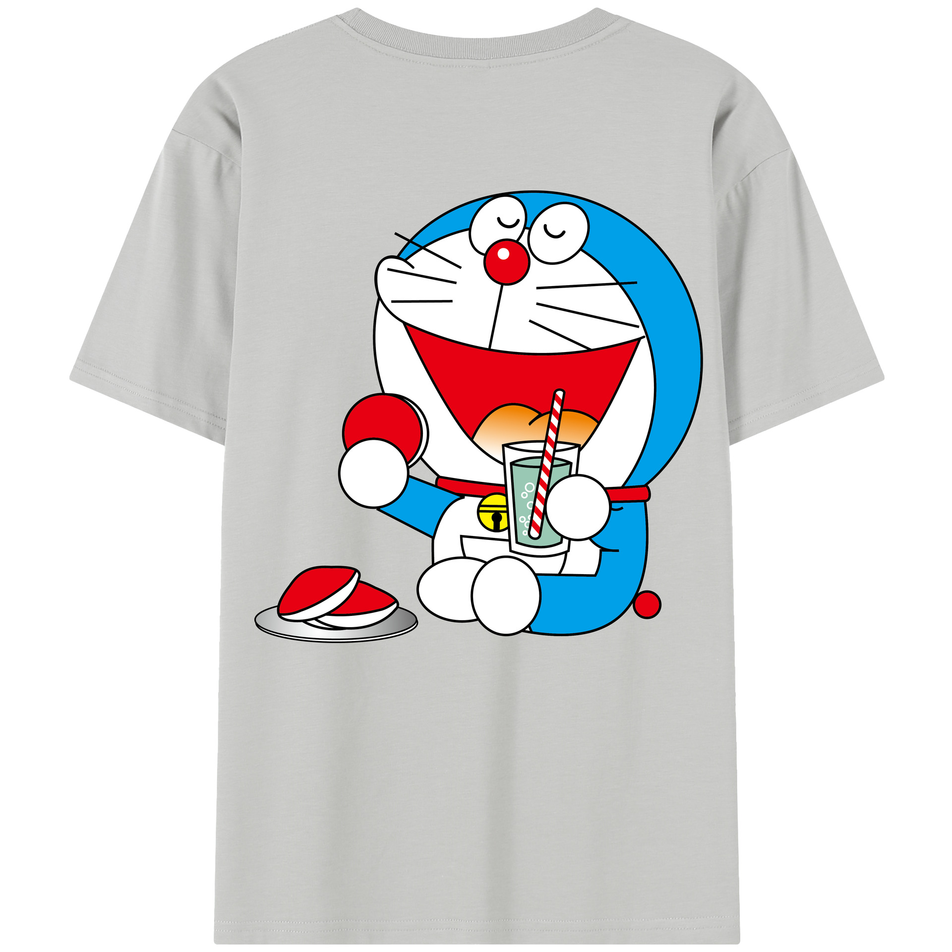 （画像用） ドラえもん Doraemon レディース半袖Tシャツ(バックプリント)