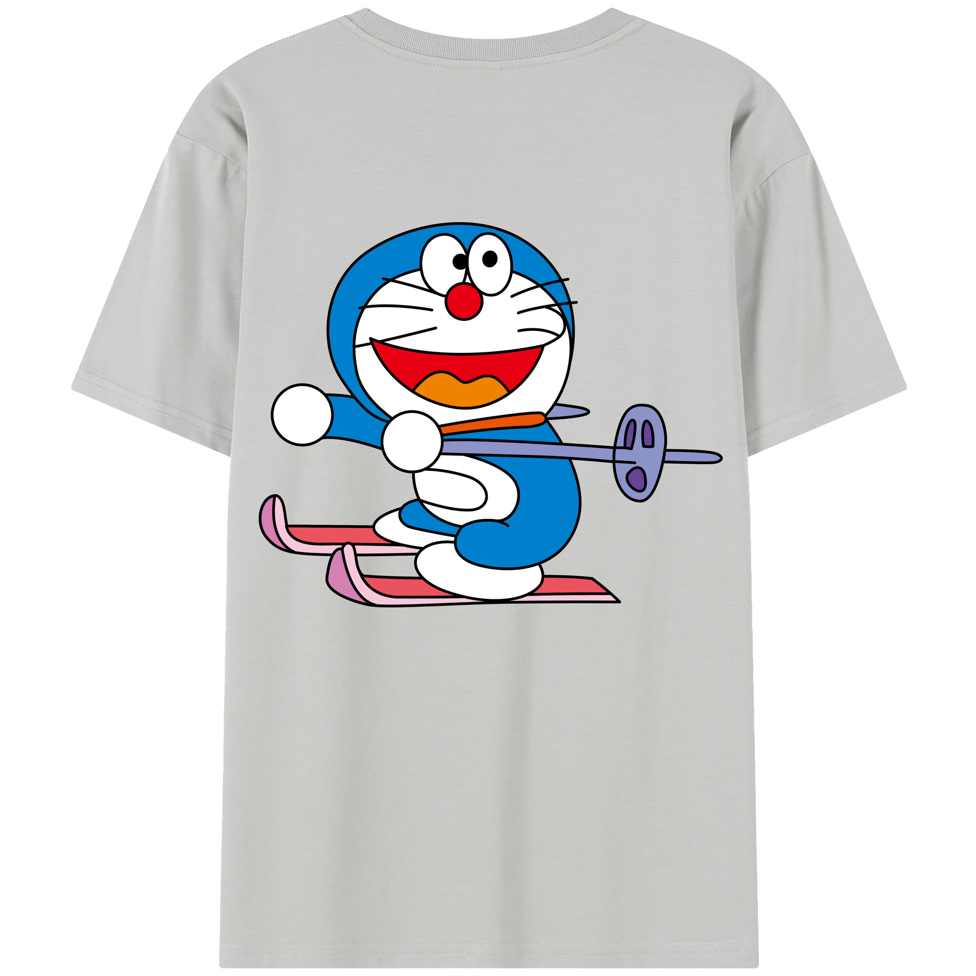（画像用） ドラえもん Doraemon レディース半袖Tシャツ(バックプリント)