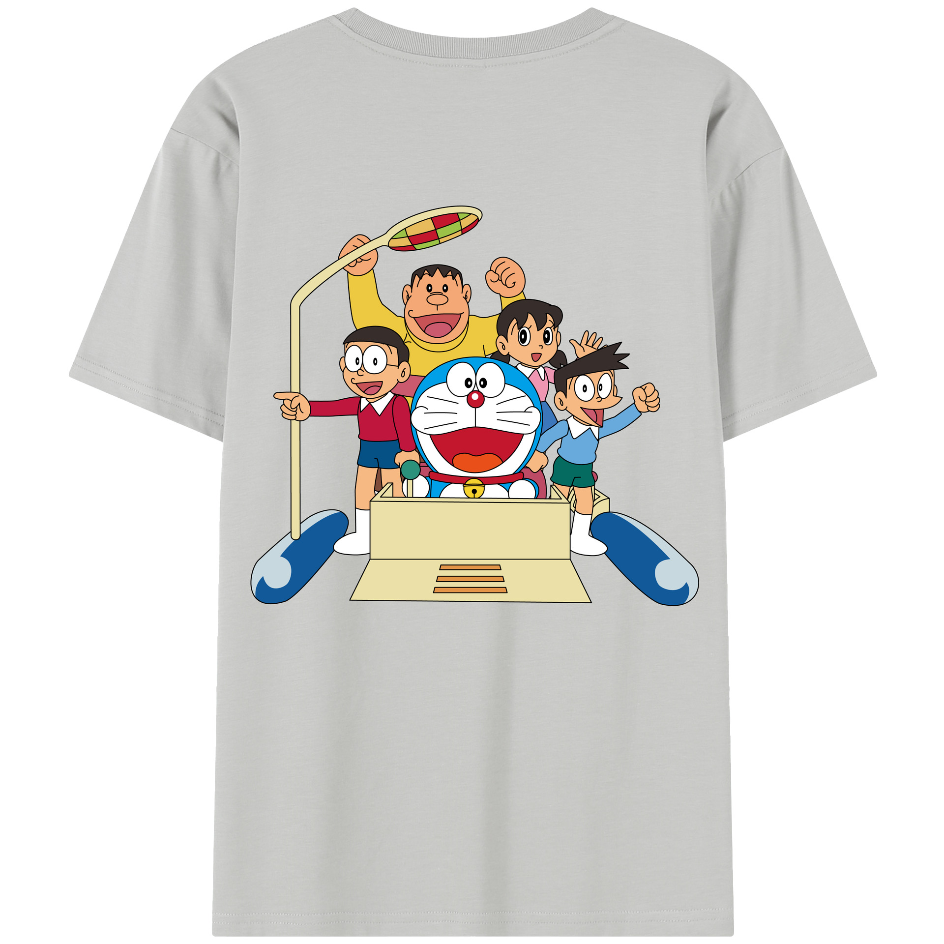 （画像用） ドラえもん 骨川 スネ夫 Doraemon Honekawa Suneo レディース半袖Tシャツ(バックプリント)