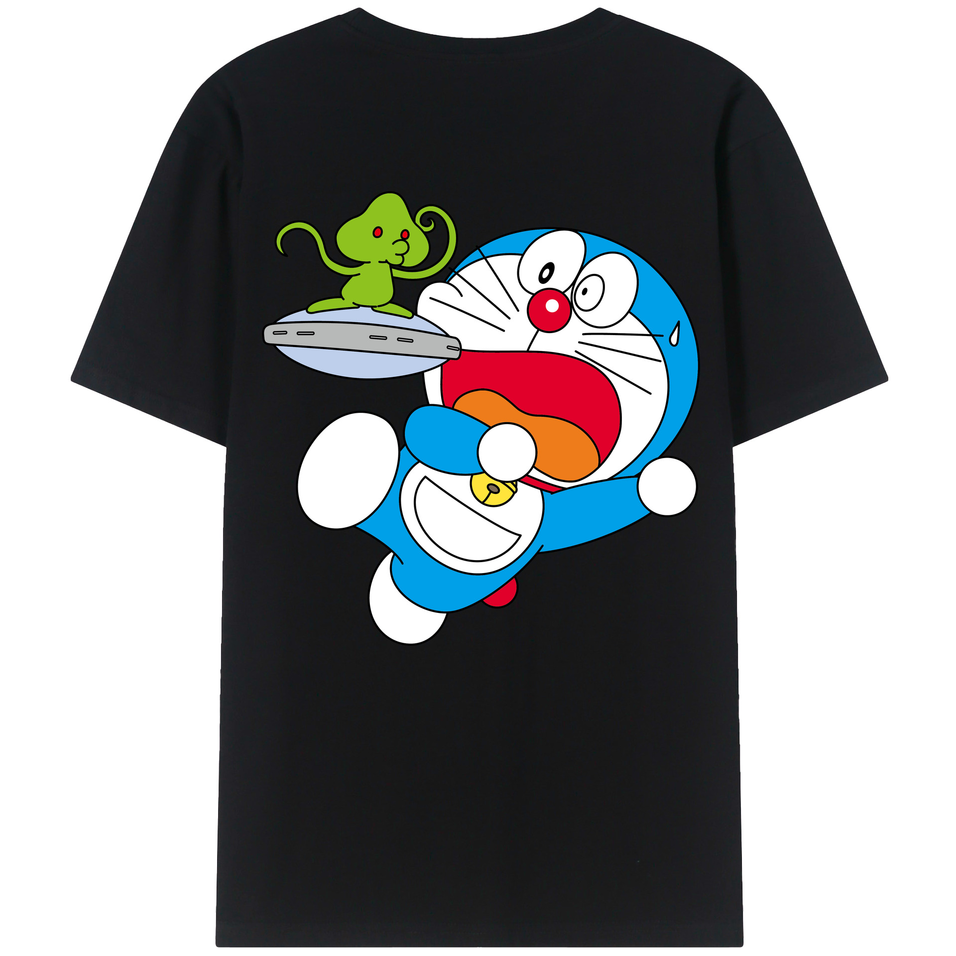 （画像用） ドラえもん Doraemon レディース半袖Tシャツ(バックプリント)