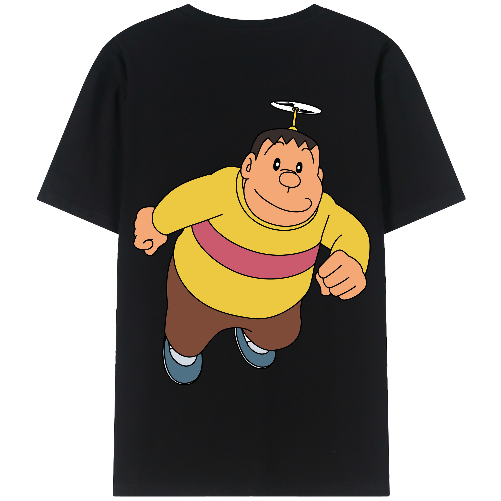（画像用） ドラえもん 剛田武 Doraemon Gouta Takeshi レディース半袖Tシャツ(バックプリント)