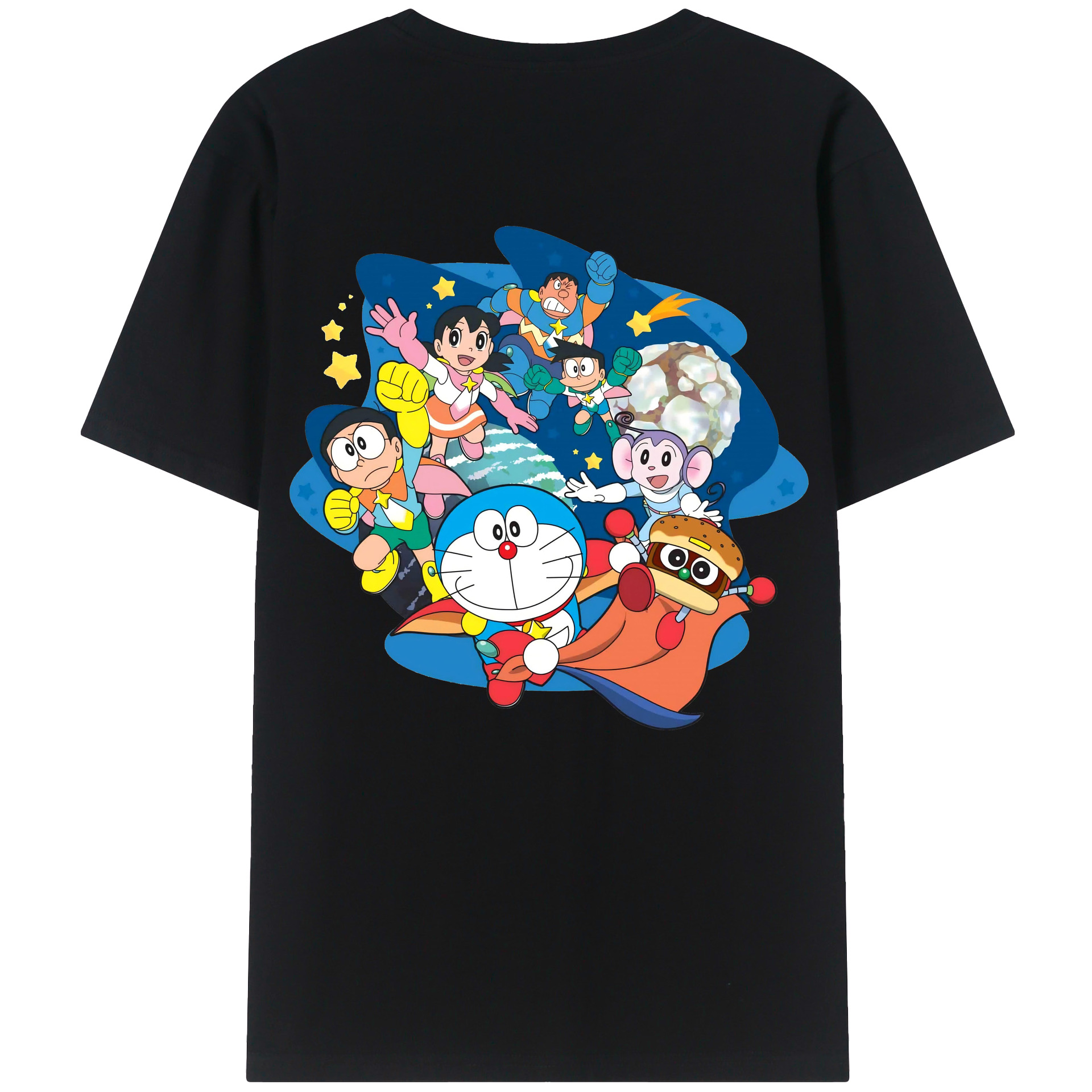 （画像用） ドラえもん Doraemon レディース半袖Tシャツ(バックプリント)