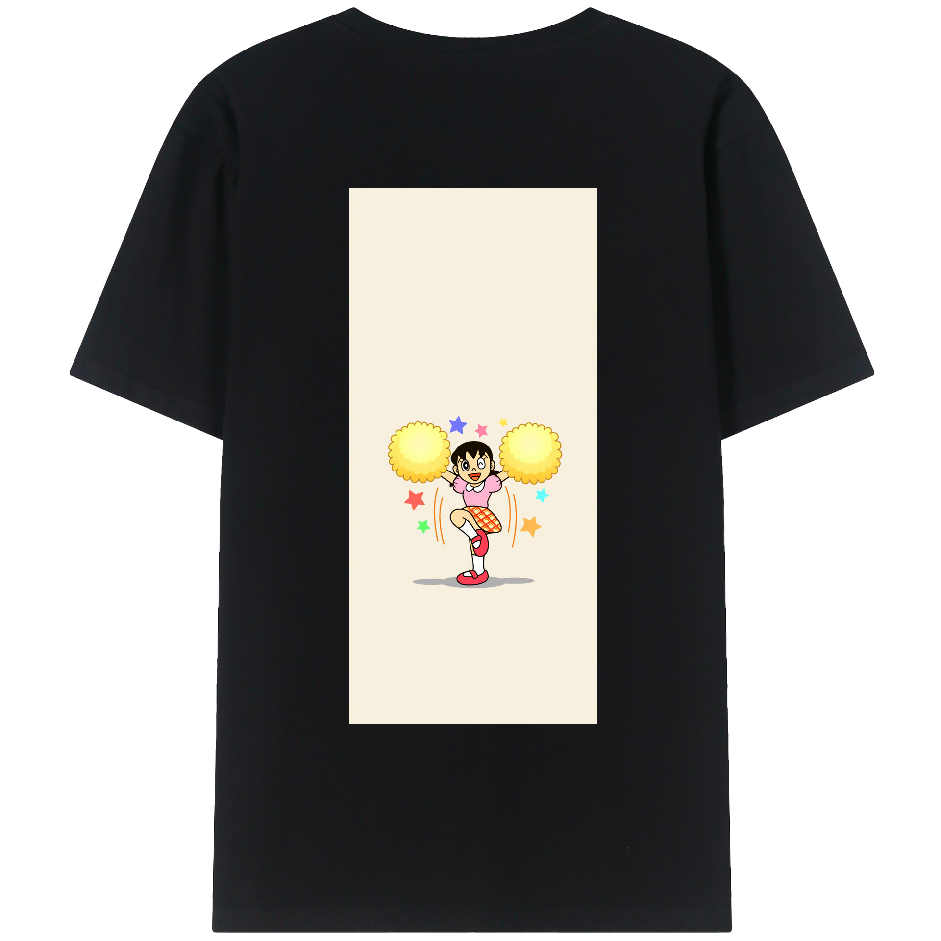 （画像用） ドラえもん みなもと しずか Doraemon Shizuka Minamoto レディース半袖Tシャツ(バックプリント)