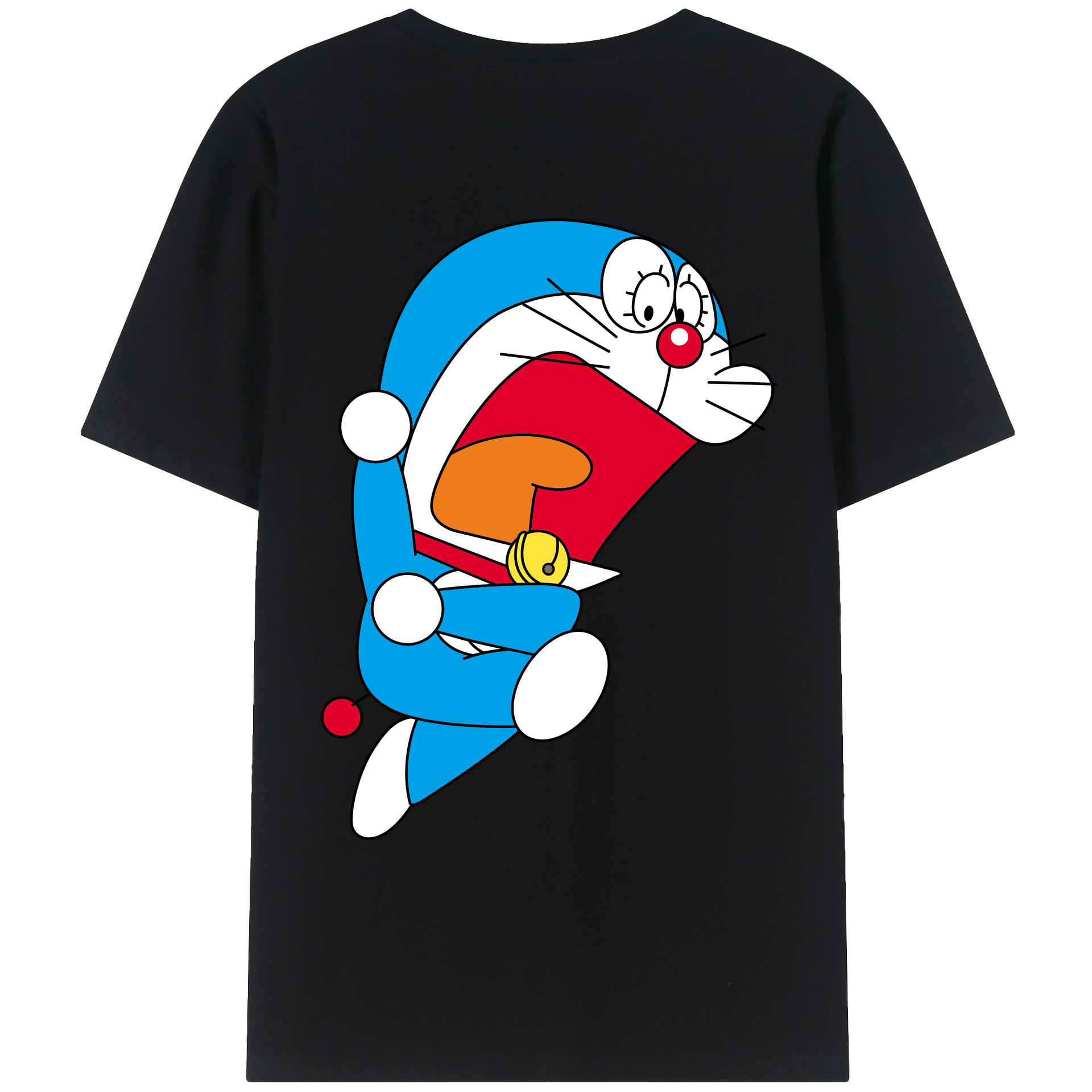 （画像用） ドラえもん Doraemon レディース半袖Tシャツ(バックプリント)
