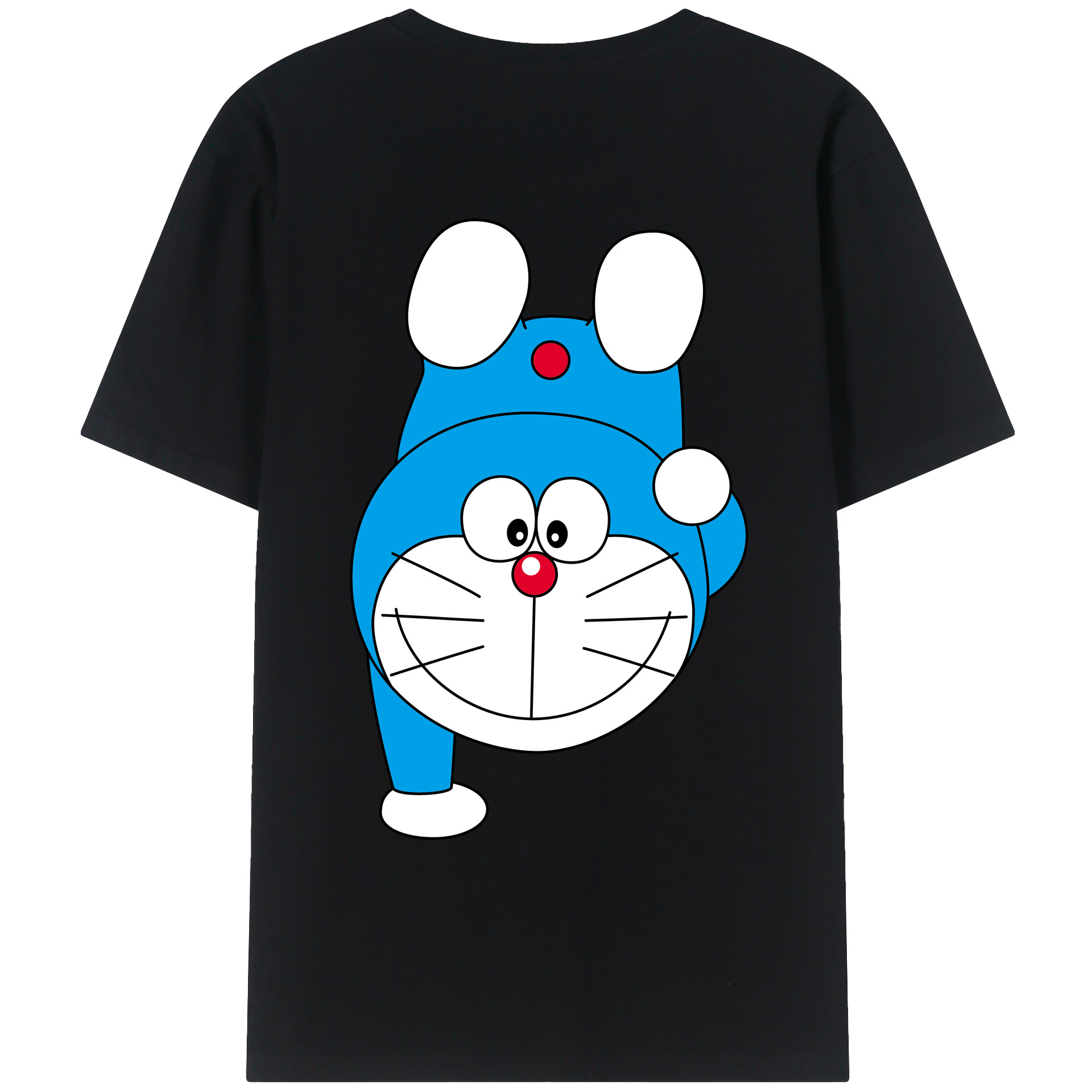 （画像用） ドラえもん Doraemon レディース半袖Tシャツ(バックプリント)