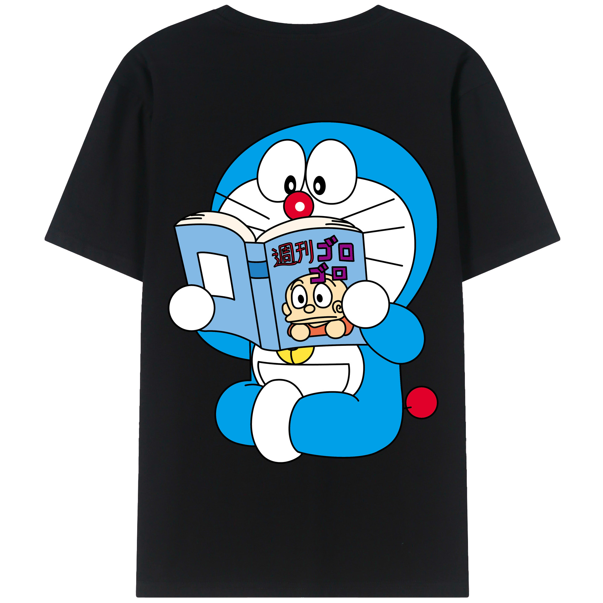 （画像用） ドラえもん Doraemon レディース半袖Tシャツ(バックプリント)