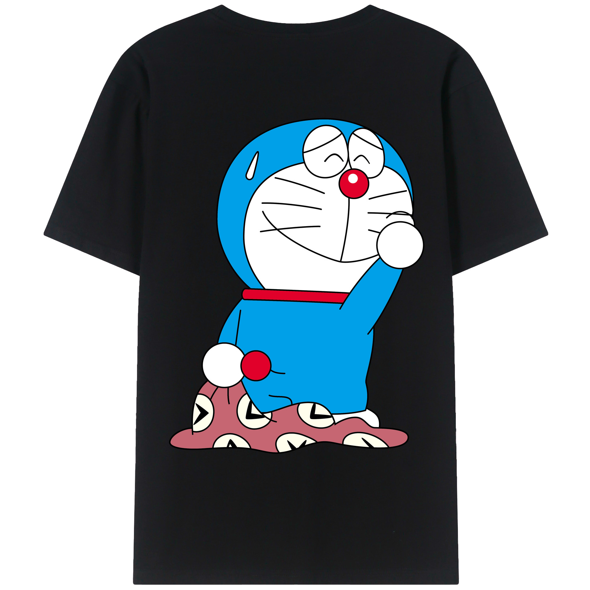 （画像用） ドラえもん Doraemon レディース半袖Tシャツ(バックプリント)