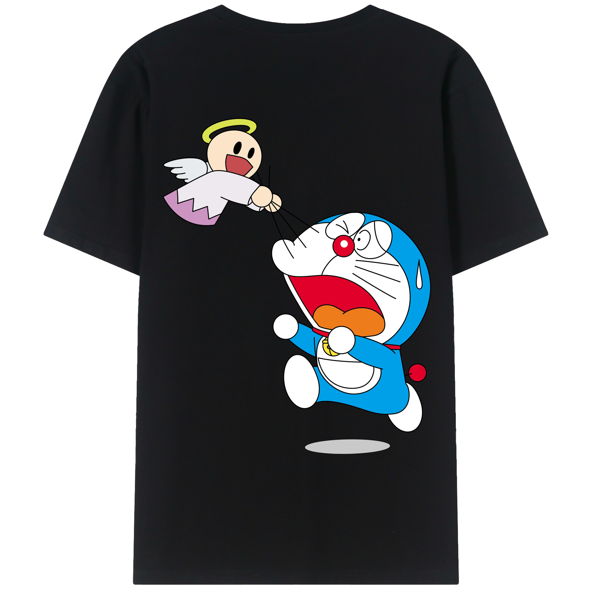 （画像用） ドラえもん Doraemon レディース半袖Tシャツ(バックプリント)