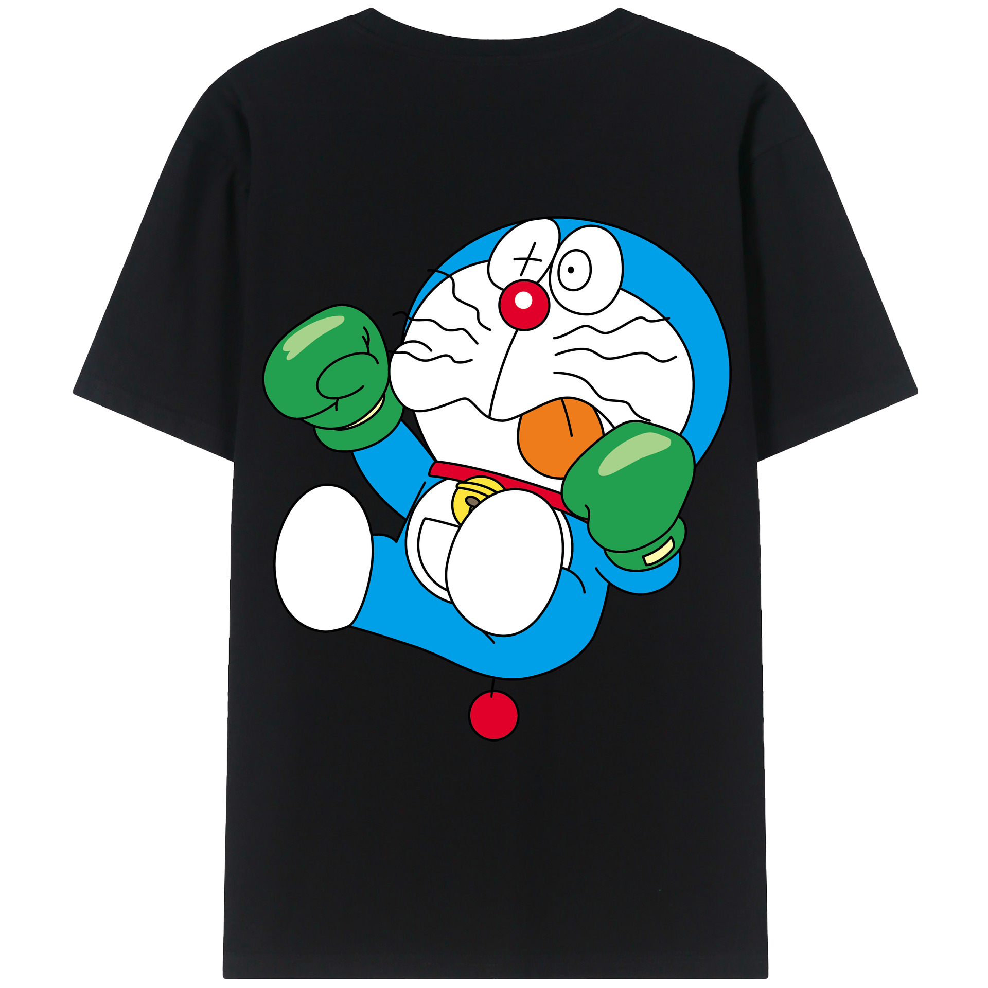 （画像用） ドラえもん Doraemon レディース半袖Tシャツ(バックプリント)