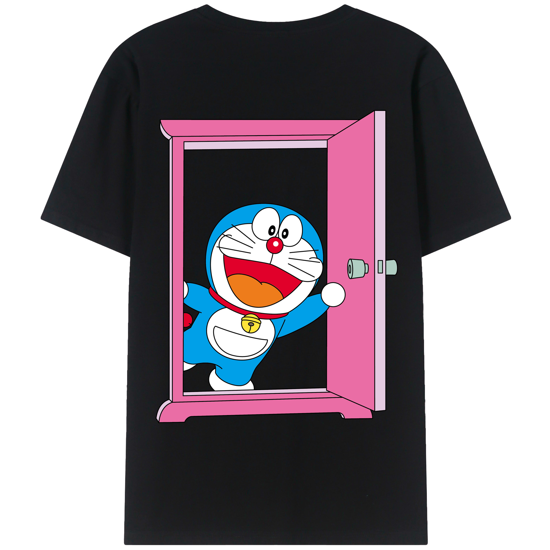 （画像用） ドラえもん Doraemon レディース半袖Tシャツ(バックプリント)