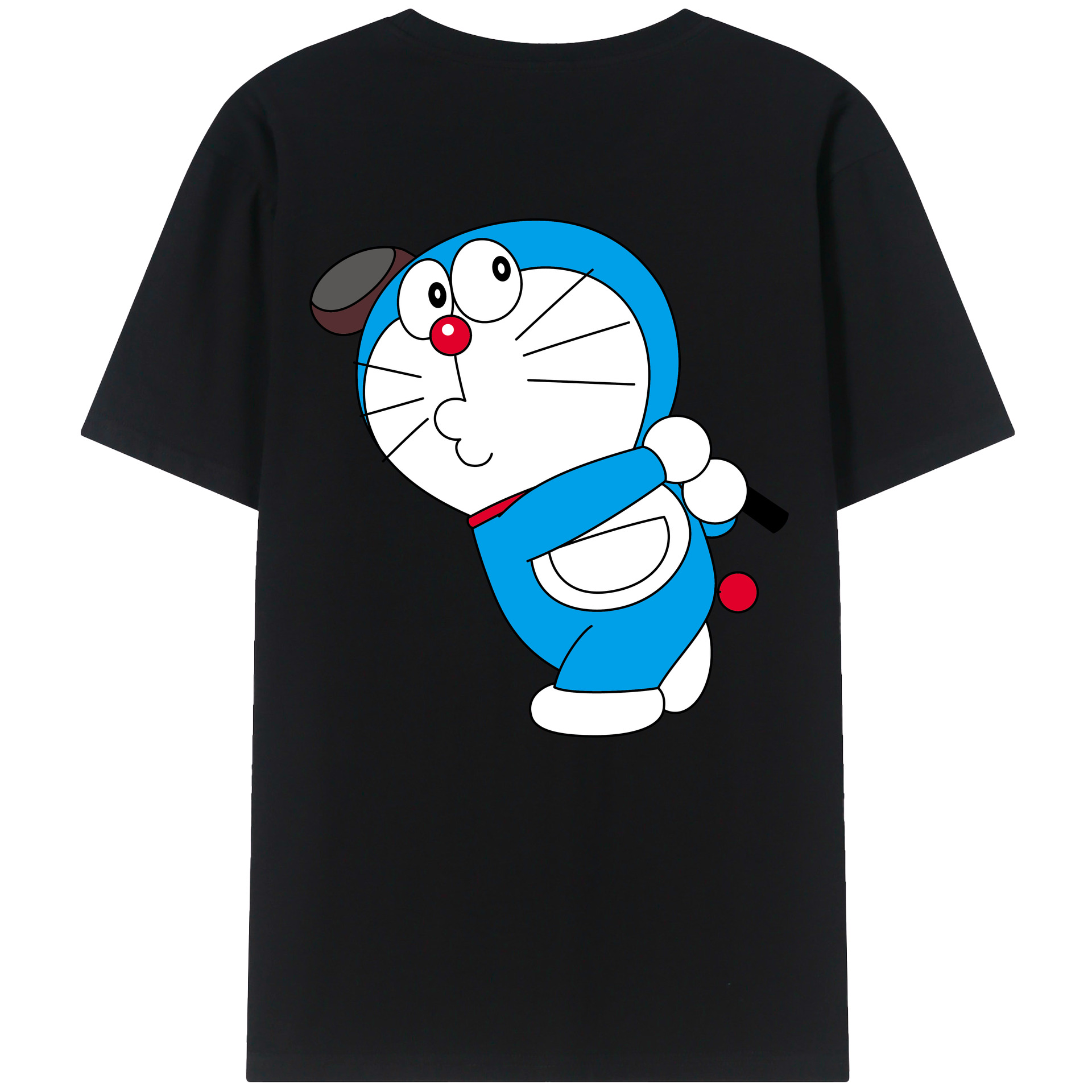 （画像用） ドラえもん Doraemon レディース半袖Tシャツ(バックプリント)