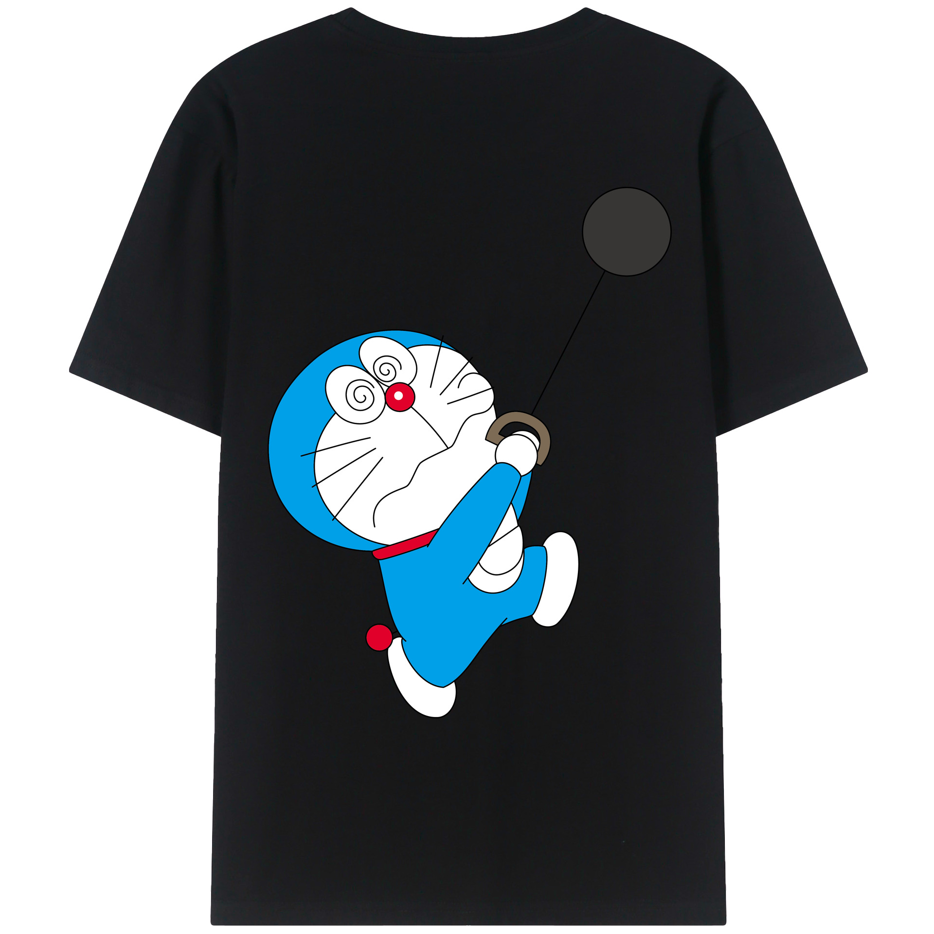 （画像用） ドラえもん Doraemon レディース半袖Tシャツ(バックプリント)