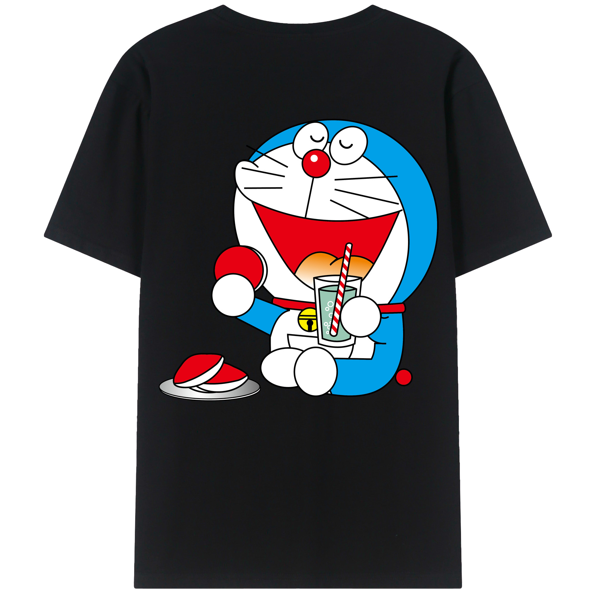 （画像用） ドラえもん Doraemon レディース半袖Tシャツ(バックプリント)