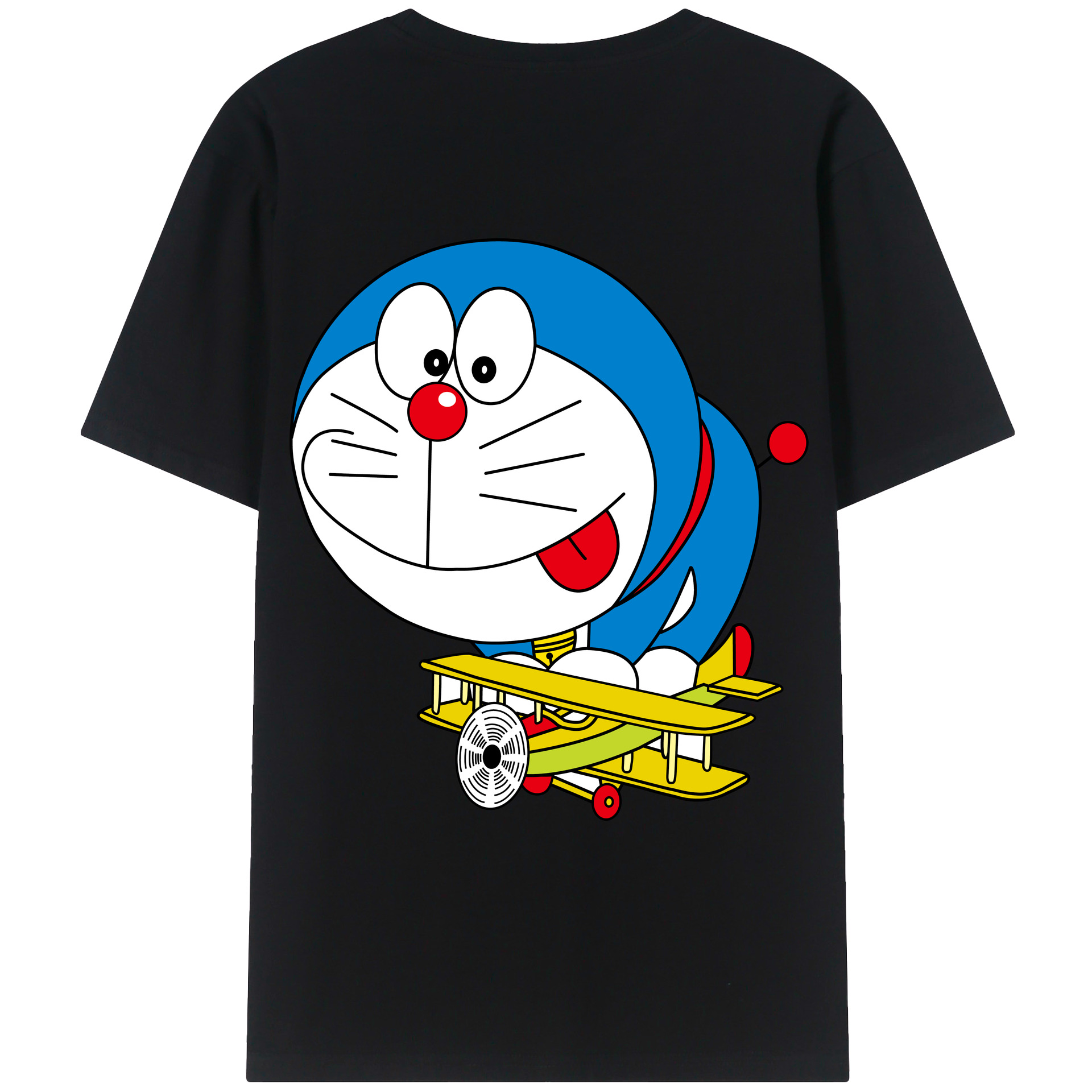 （画像用） ドラえもん Doraemon レディース半袖Tシャツ(バックプリント)