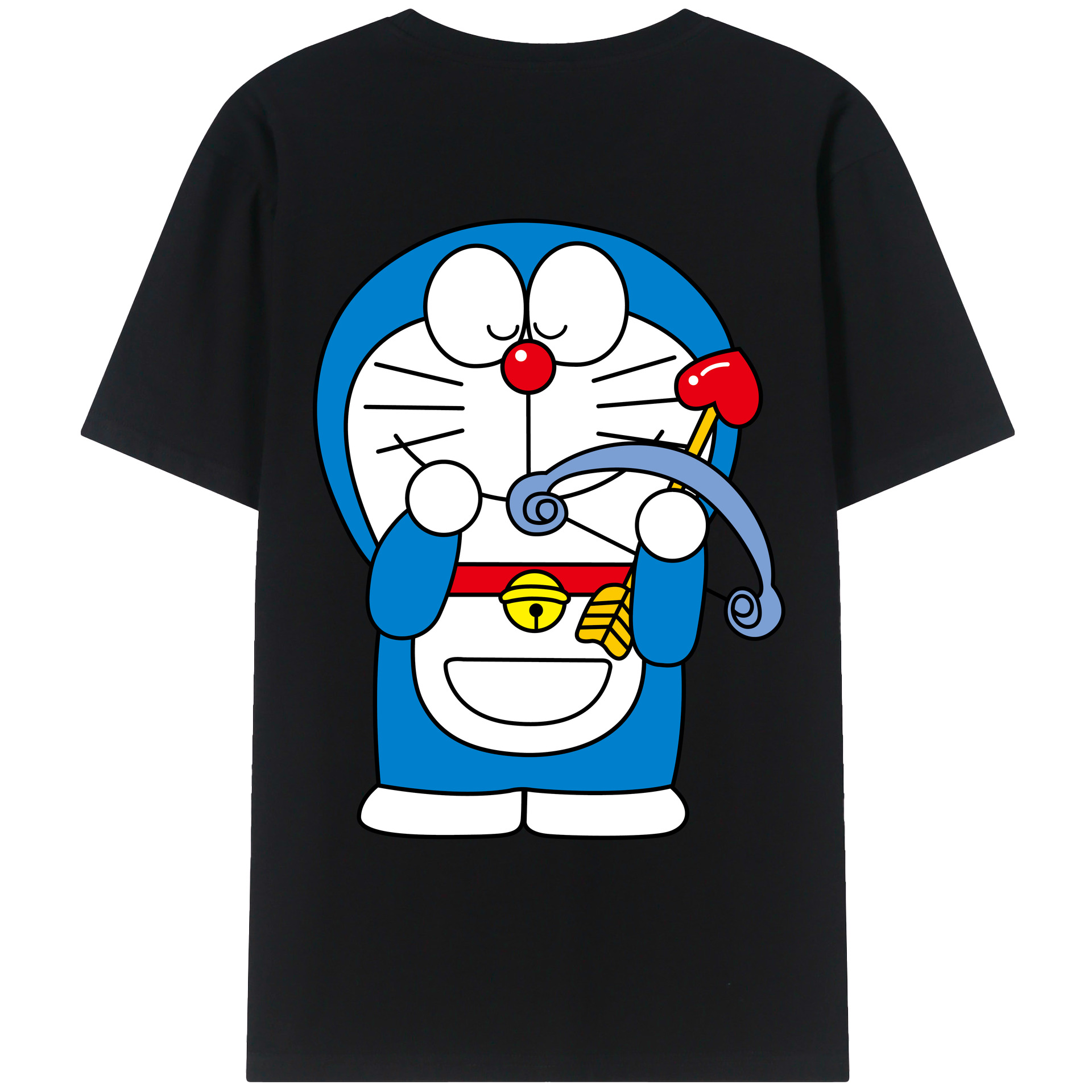 （画像用） ドラえもん Doraemon レディース半袖Tシャツ(バックプリント)
