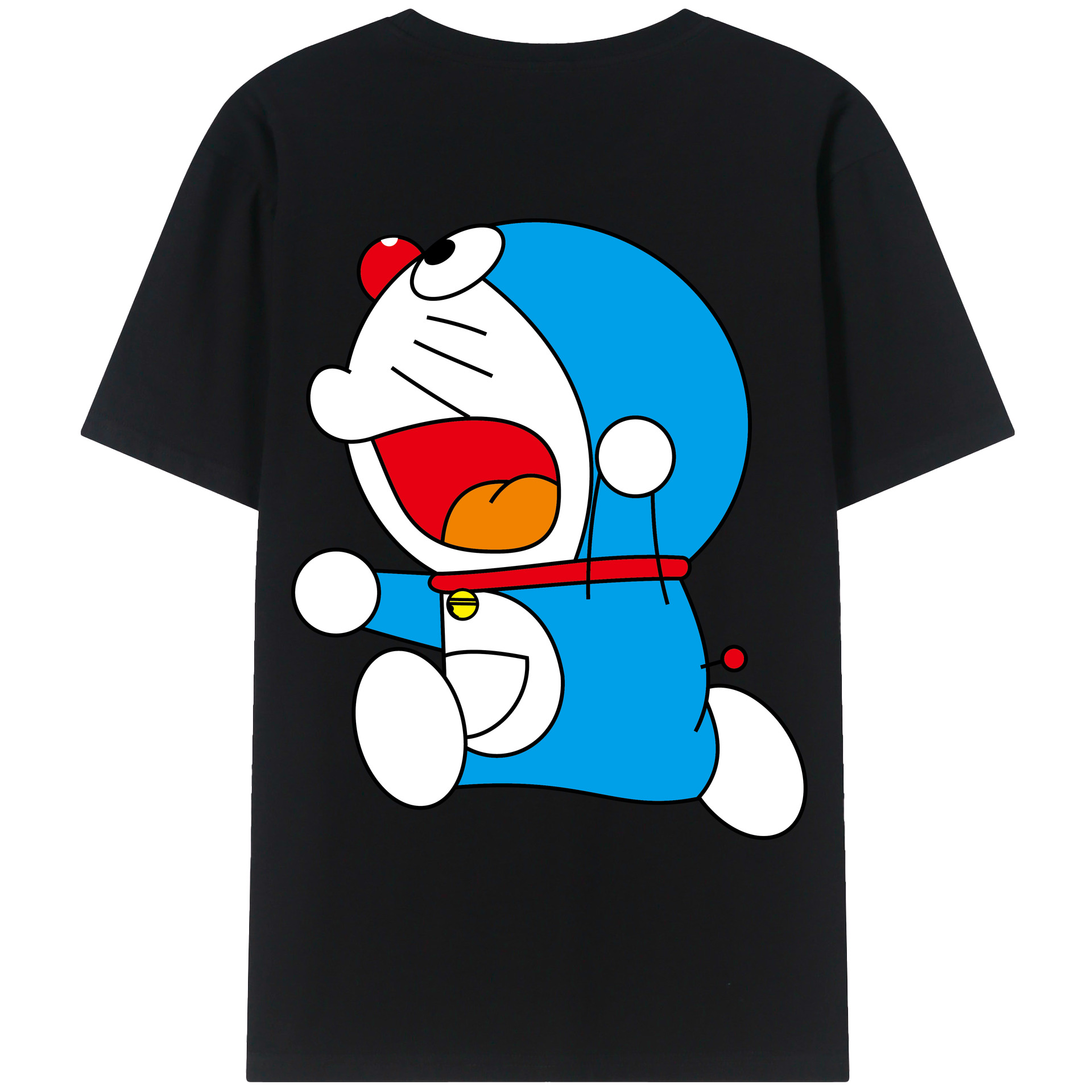 （画像用） ドラえもん Doraemon レディース半袖Tシャツ(バックプリント)